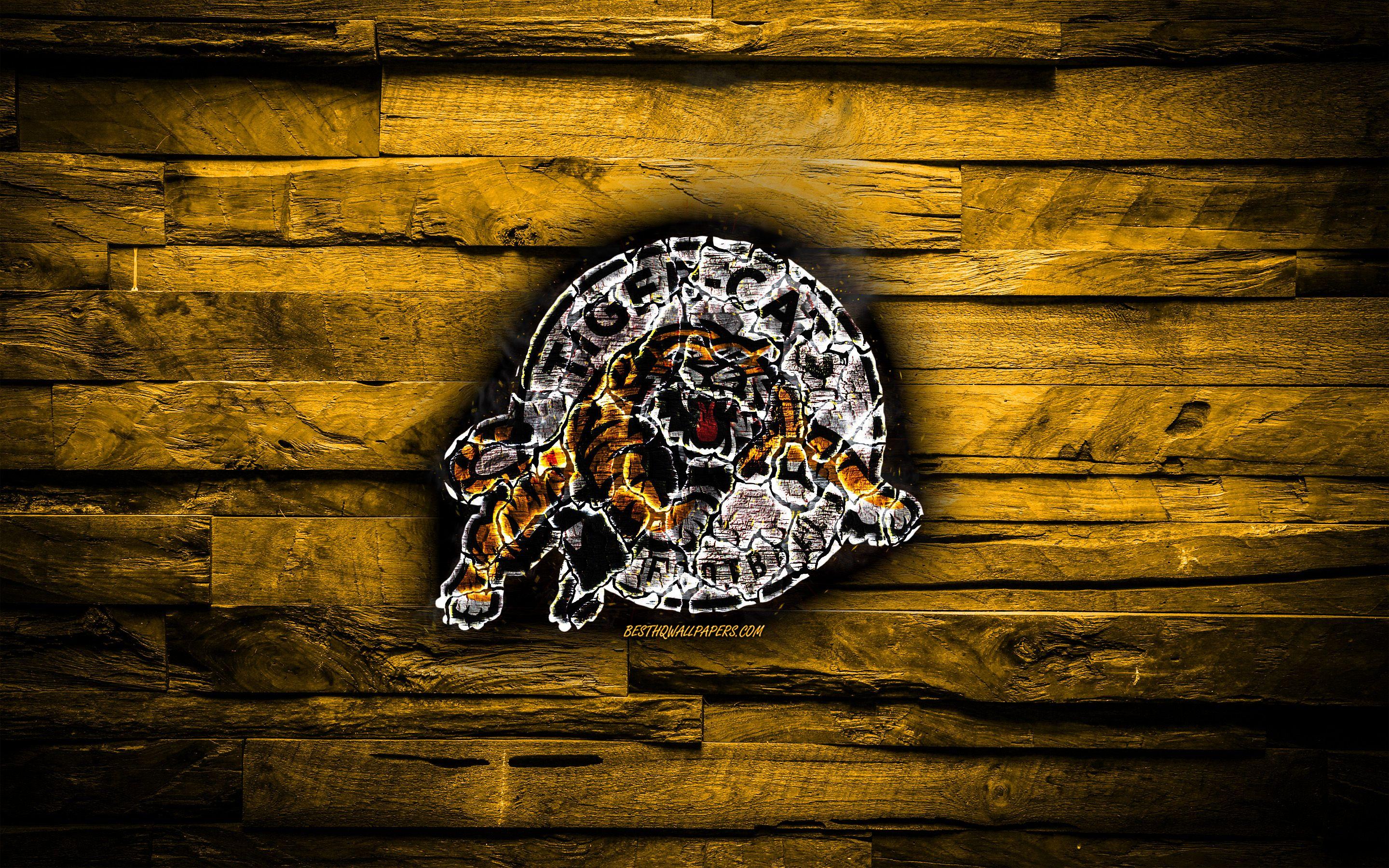 2880x1800 Download Wallpaper Hamilton Tiger Cats, Burning Logo, CFL, Yellow