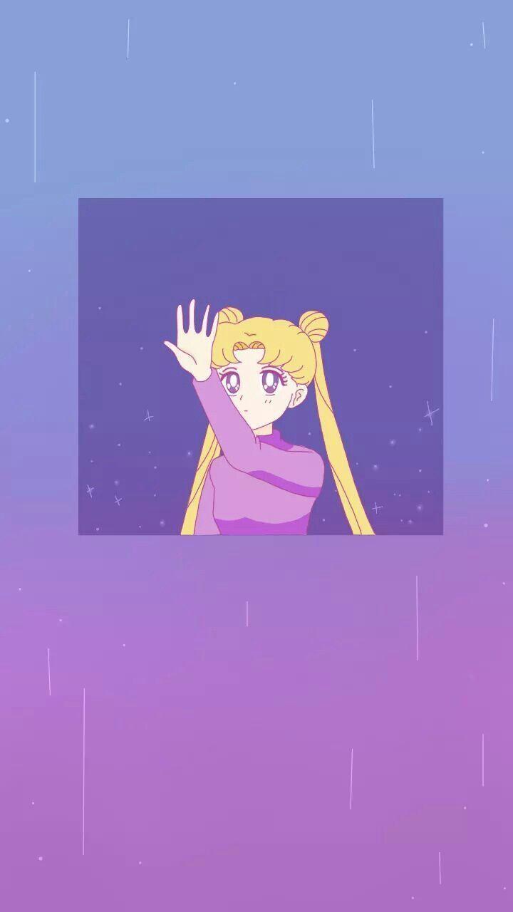 Aesthetic Sailor Moon aesthetic girl moon HD phone wallpaper  Pxfuel