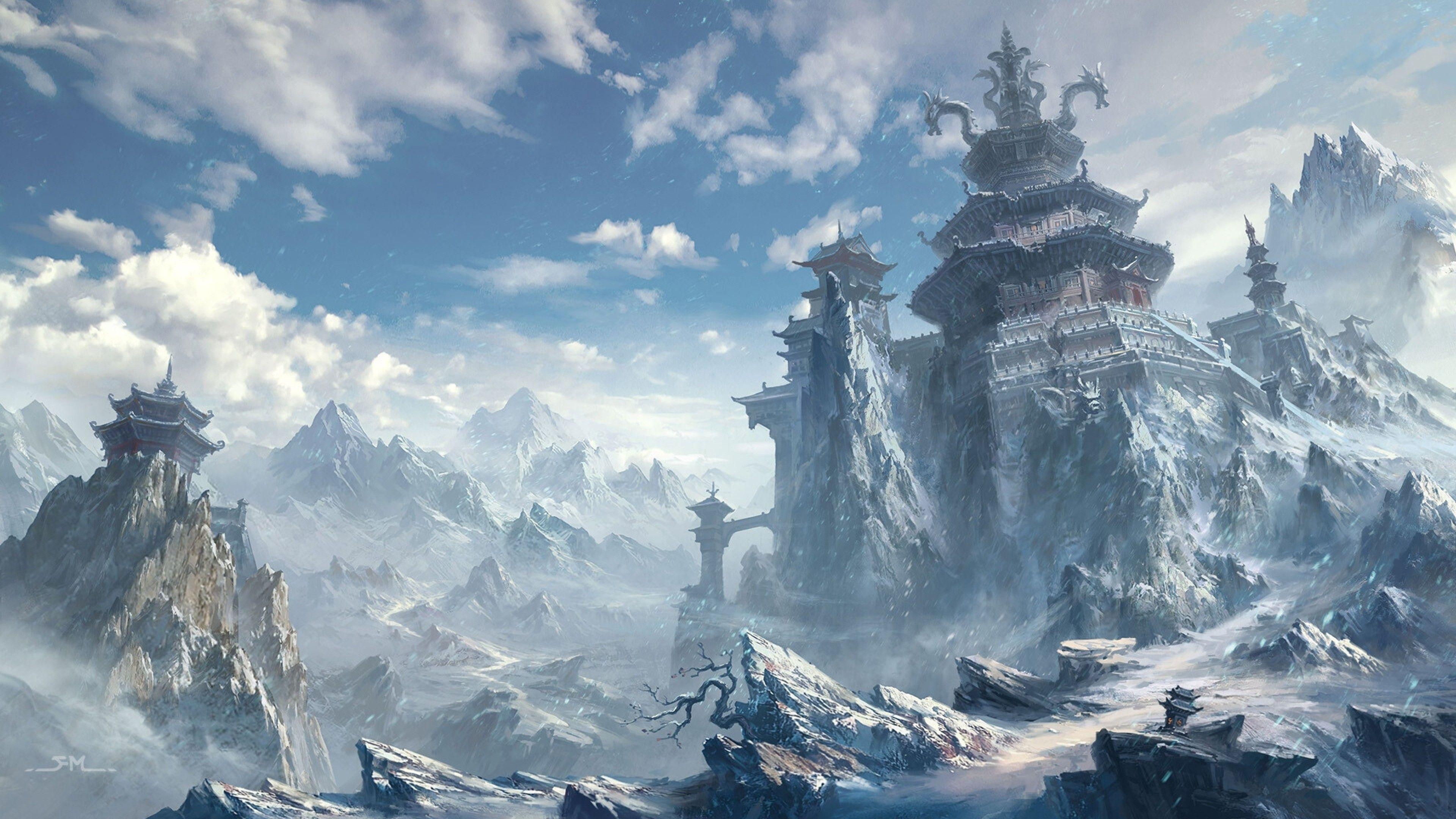 Snow Castle Wallpapers Top Free Snow Castle Backgroun - vrogue.co