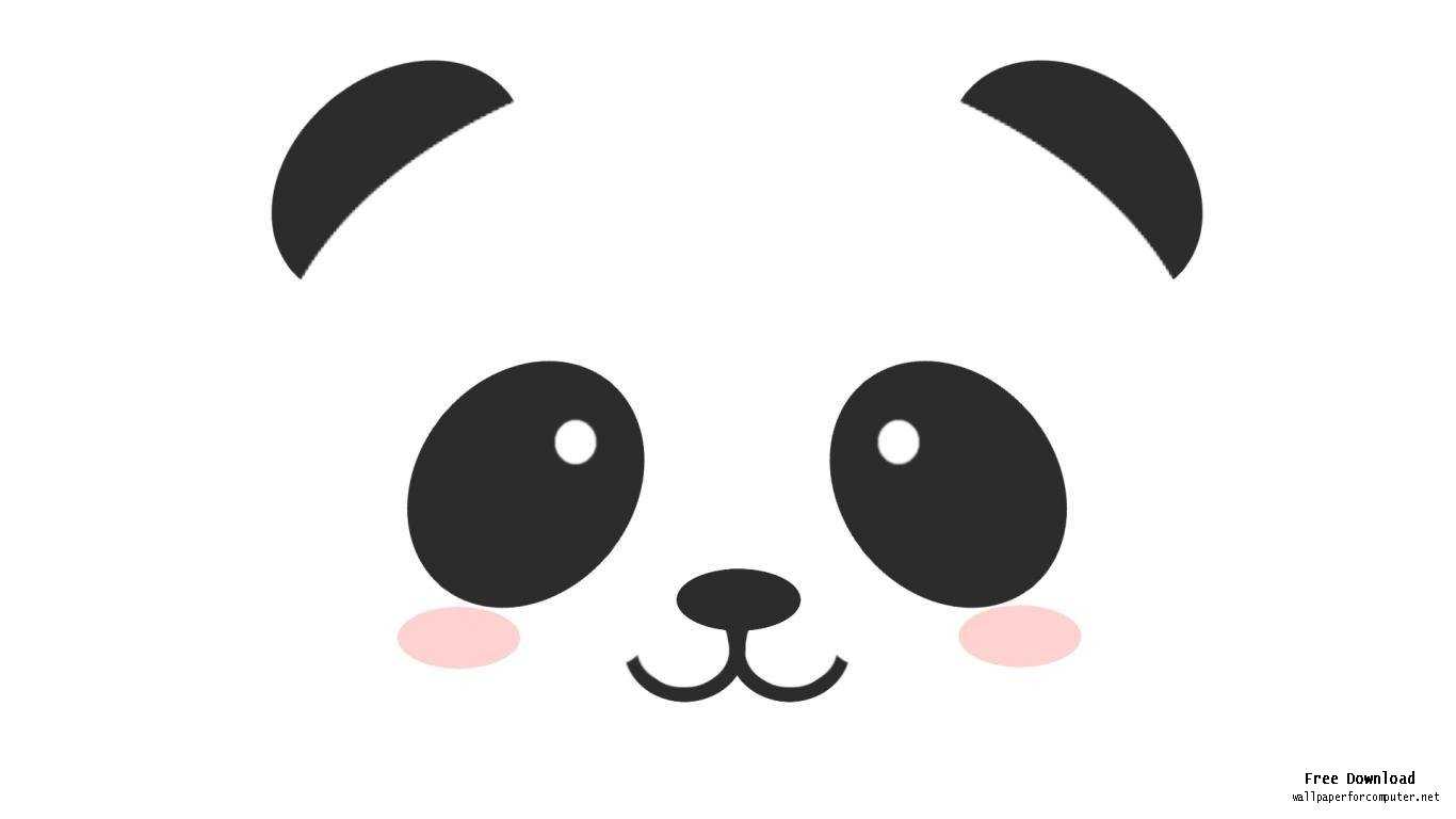 1366x768 Panda Anime Wallpaper