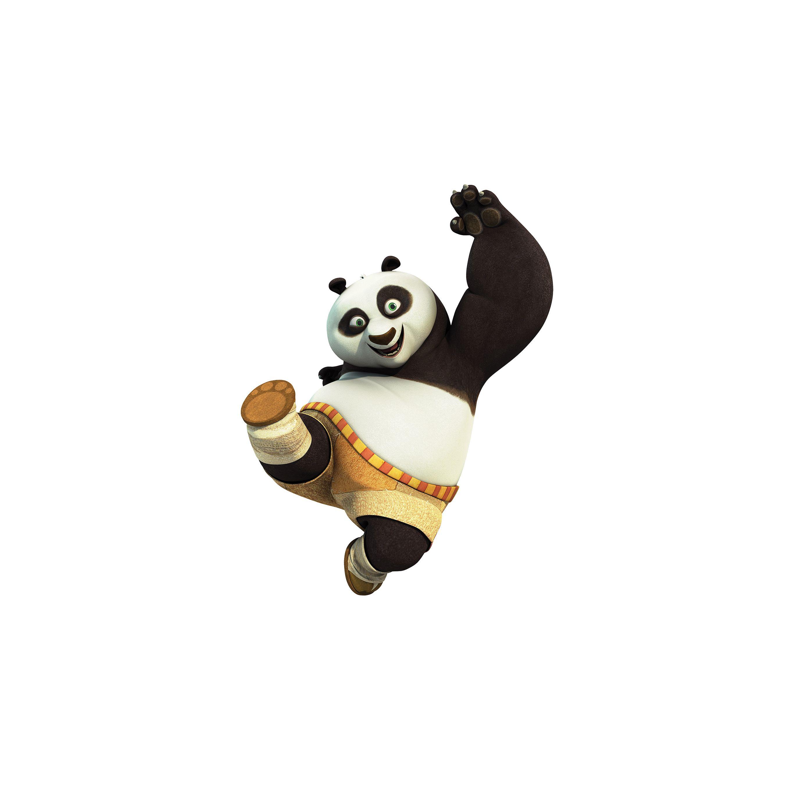 2732x2732 Kungfu Panda Animal Dreamworks Kick Cute Anime Wallpaper