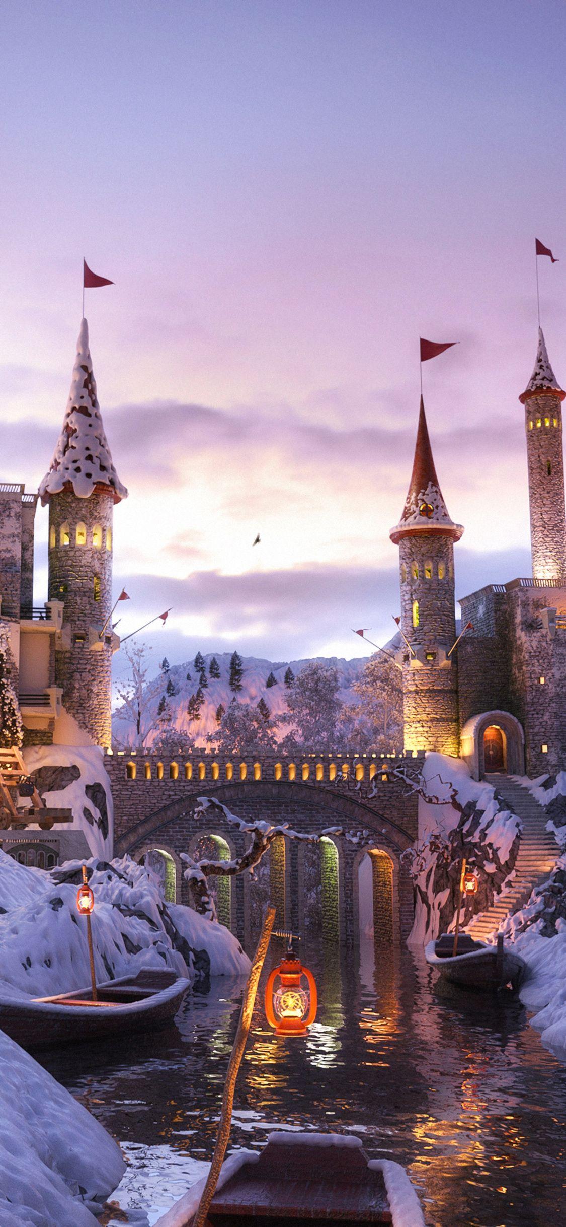 Snow Castle Wallpapers - Top Free Snow Castle Backgrounds - WallpaperAccess