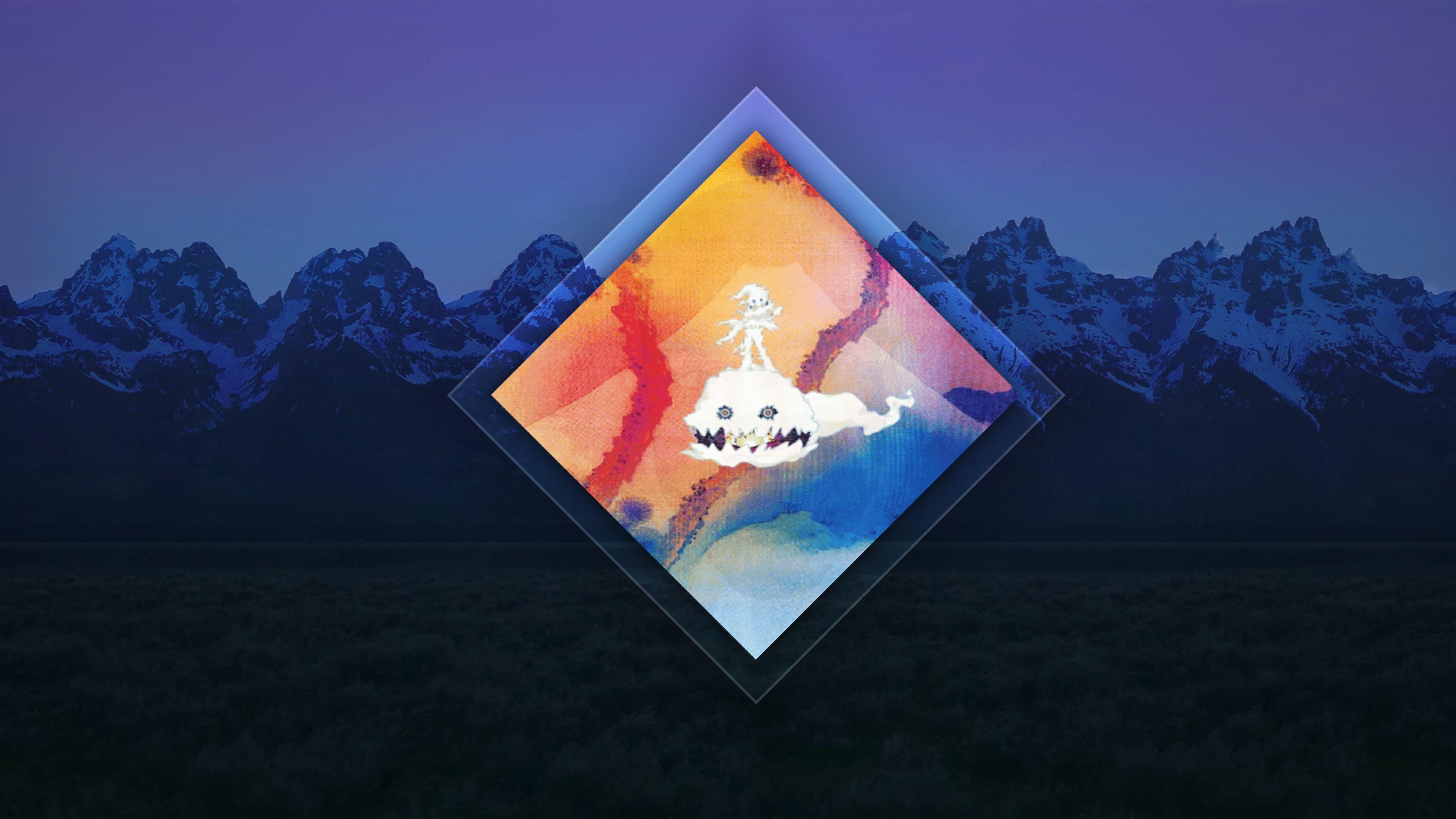 3840x2160 Kanye West Kids See Ghost Album Cover Art Background See