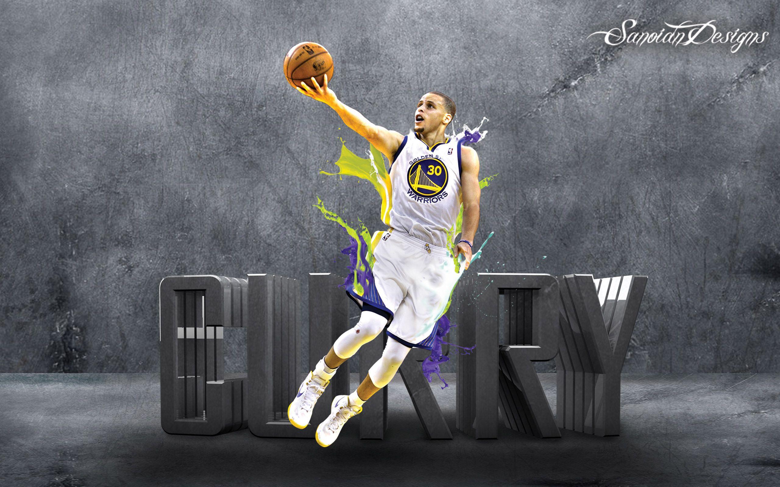 2560x1600 Wallpaper Curry. Cartoon Stephen Curry
