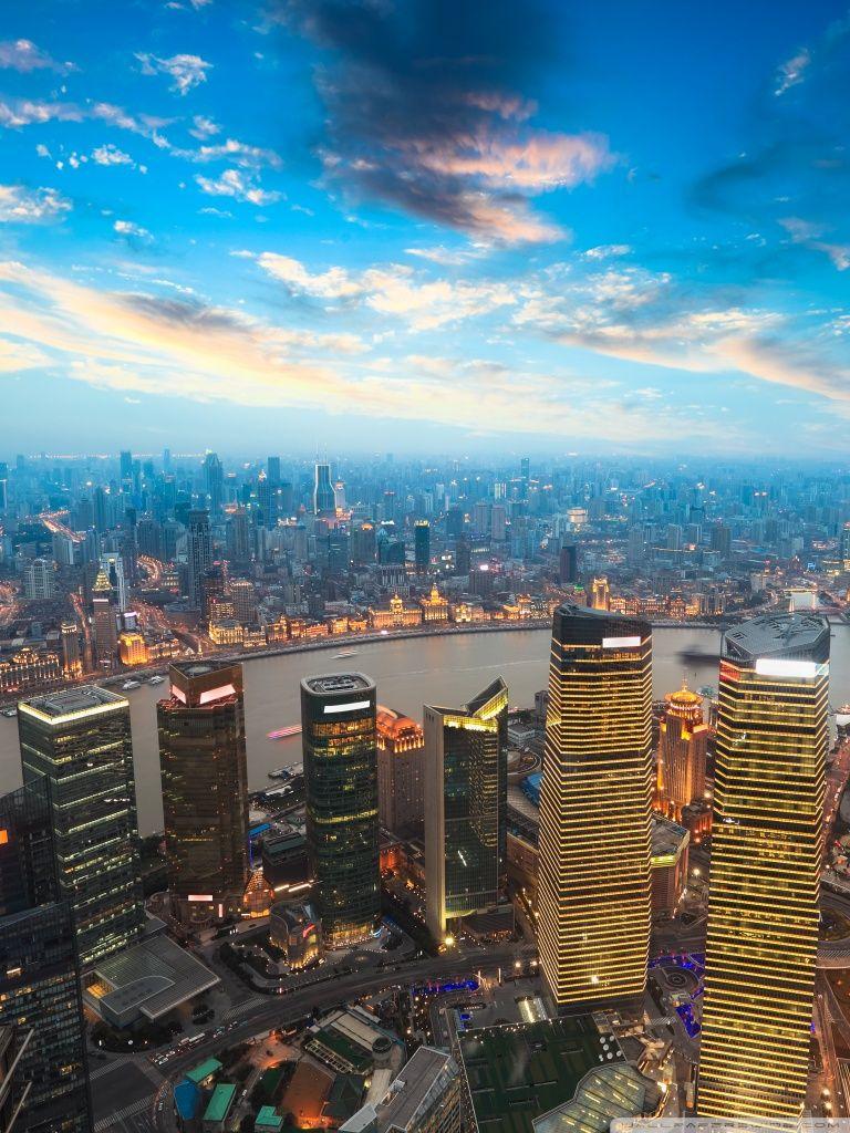 768x1024 Shanghai Sunset Ultra HD Desktop Background Wallpaper for 4K UHD TV : Widescreen & UltraWide Desktop & Laptop : Multi Display, Dual Monitor : Tablet