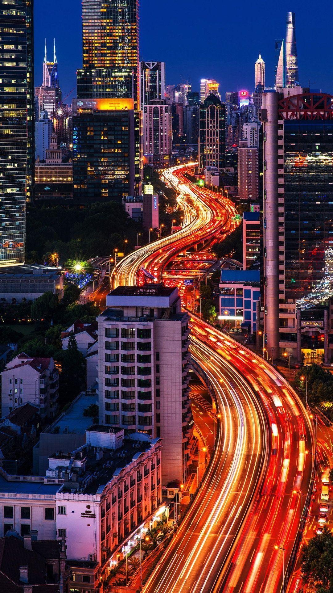 1080x1920 Phone Wallpaper Shanghai Shanghai Night Night View Wallpaper Background # Wallpaper #Background #iPhone #Phon. Beautiful wallpaper, View wallpaper, Shanghai night