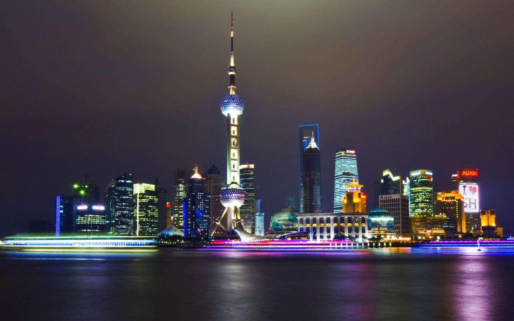1680x1050 Shanghai Wallpaper HD