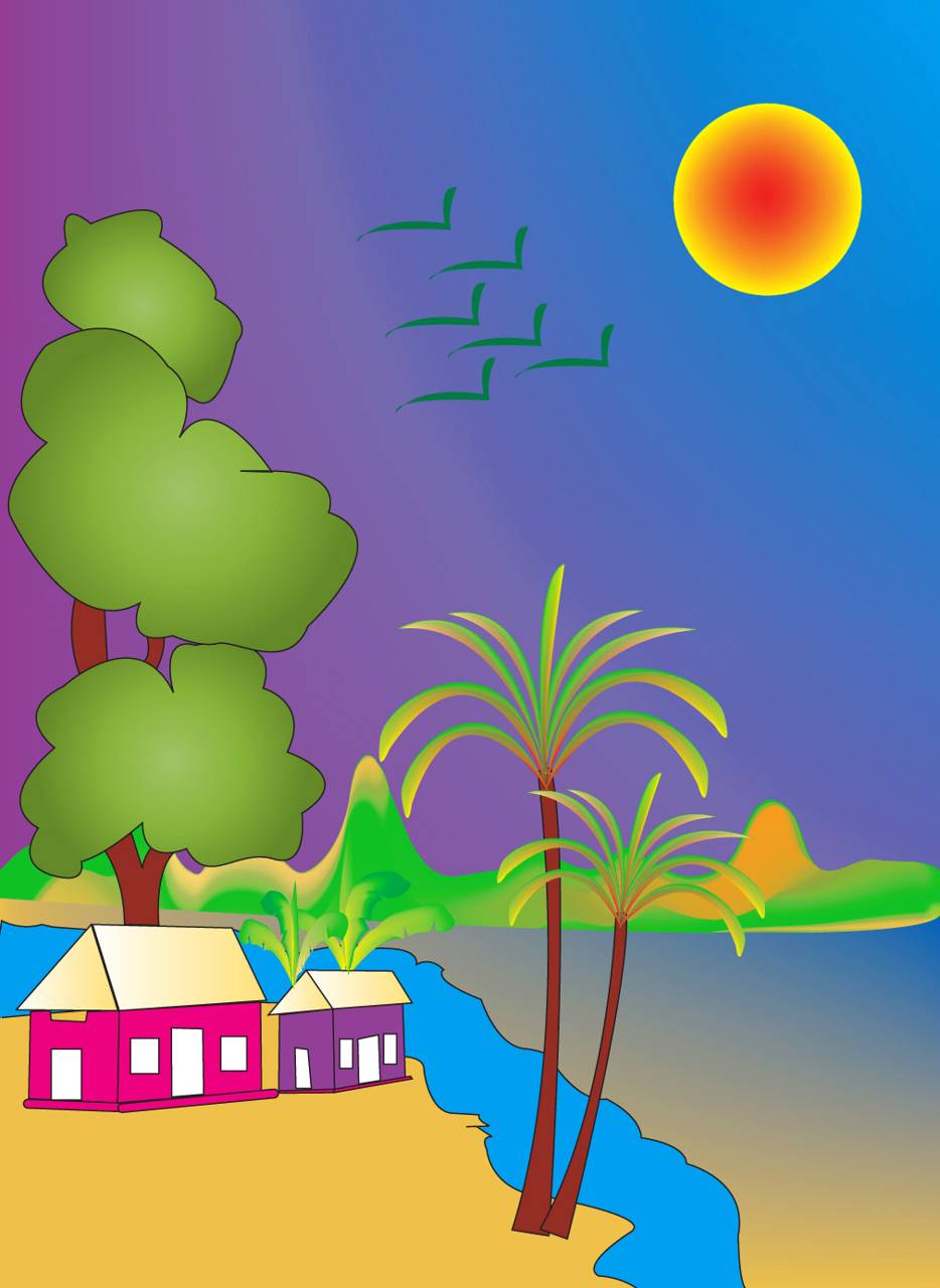 934x1280 Bangladesh village wallpaper