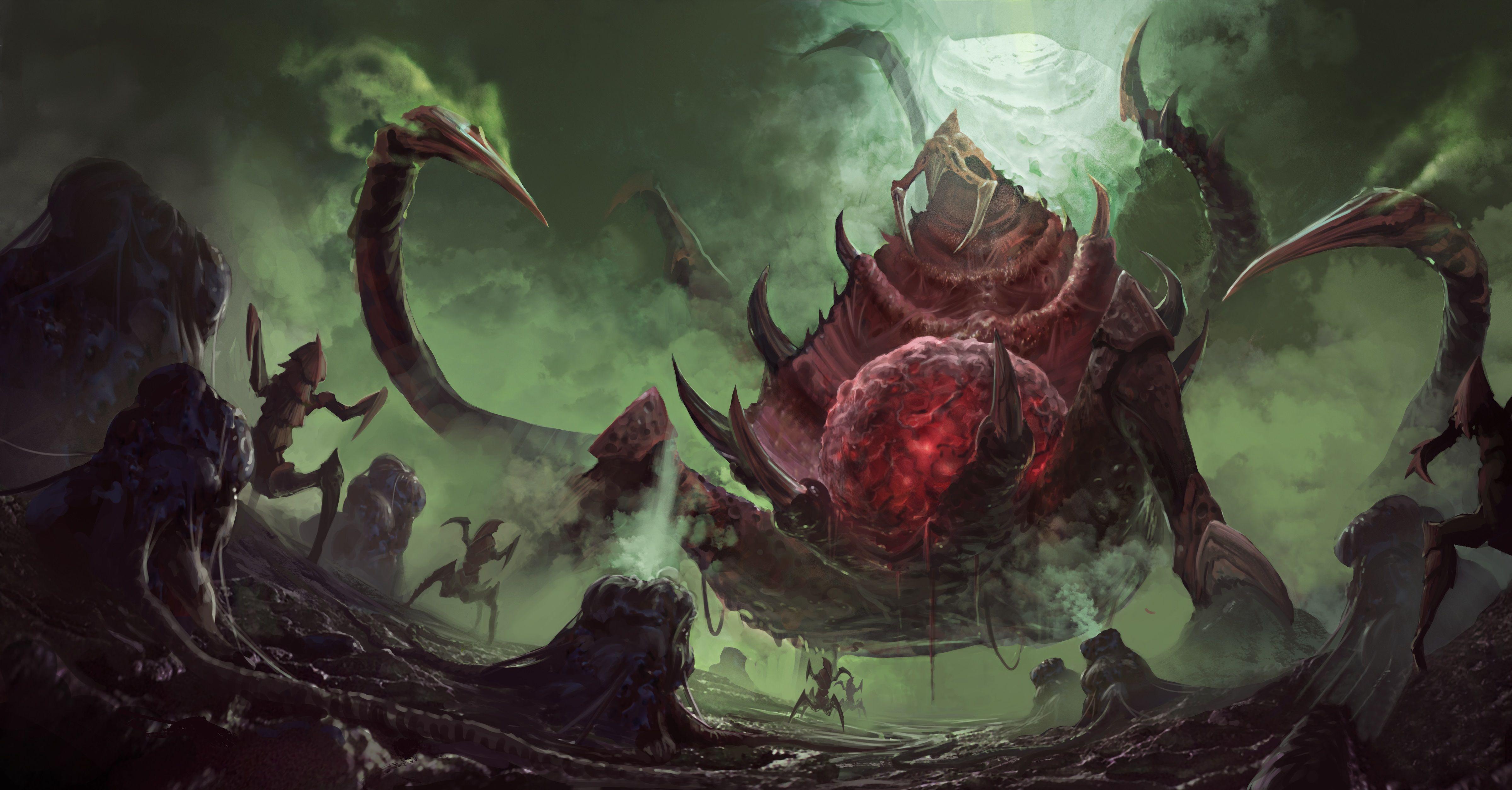4800x2508 OSRS Wallpaper No Watermark. Art, Creepy monster, Wallpaper