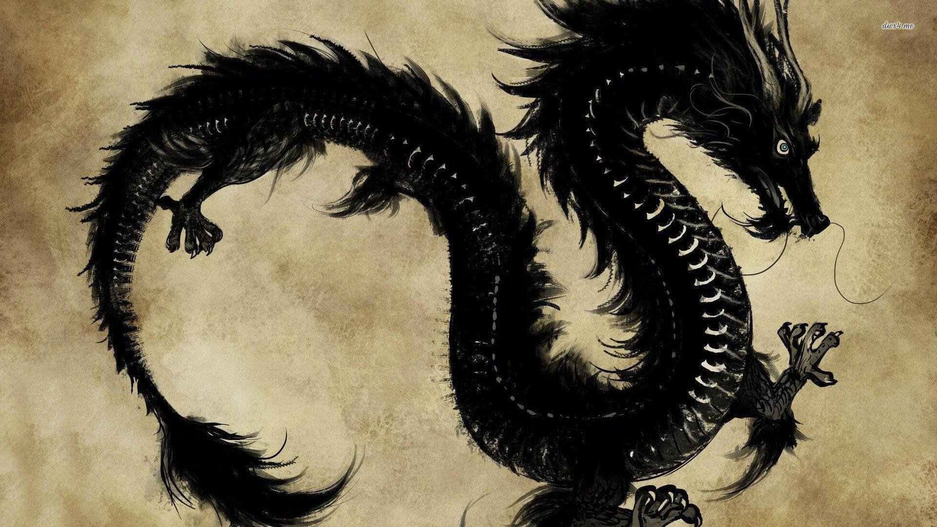 Black Dragon Art Wallpapers - Top Free Black Dragon Art Backgrounds ...