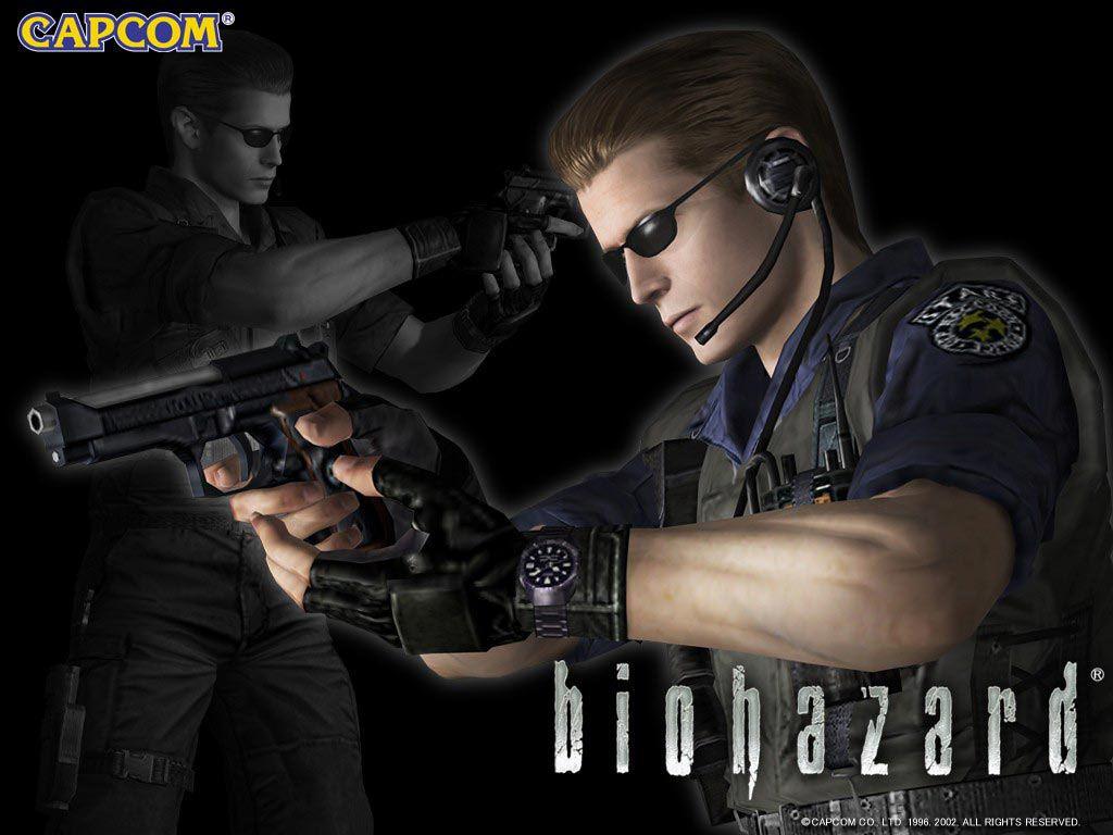 1024x768 Albert Wesker From Resident Evil In The GA HQ Video Game Character