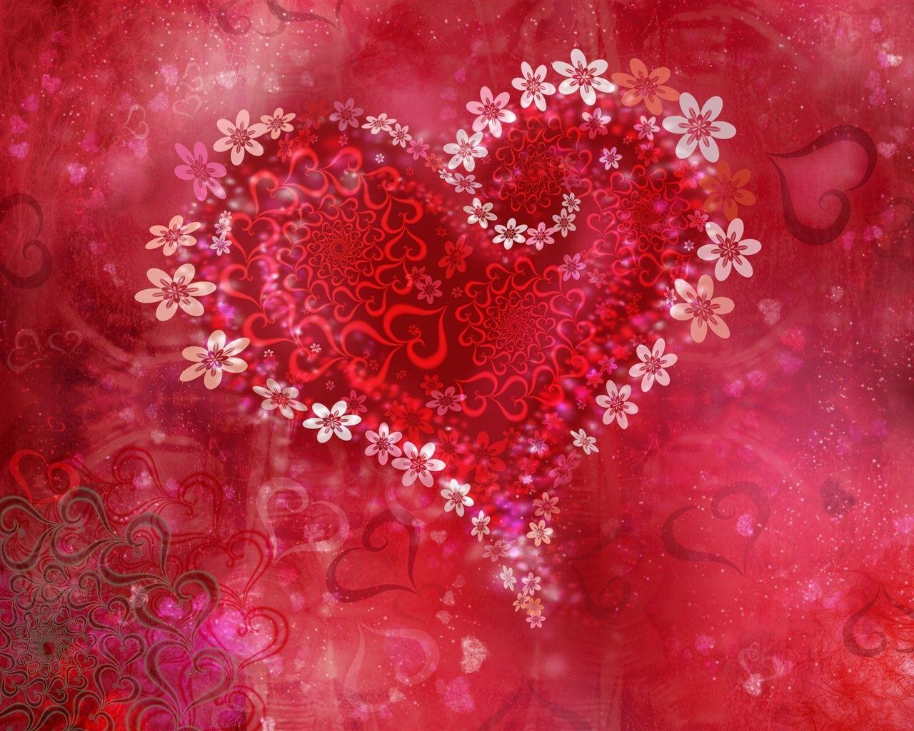 1280x1024 Valentine's Day Flowers Of Love 750x1334 IPhone 8 7 6 6S Wallpaper