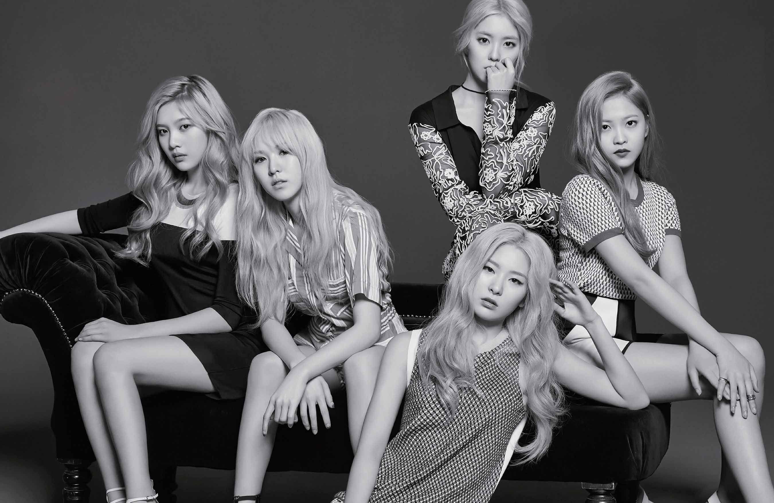 2700x1758 Red Velvet Black And White Wallpaper & Background