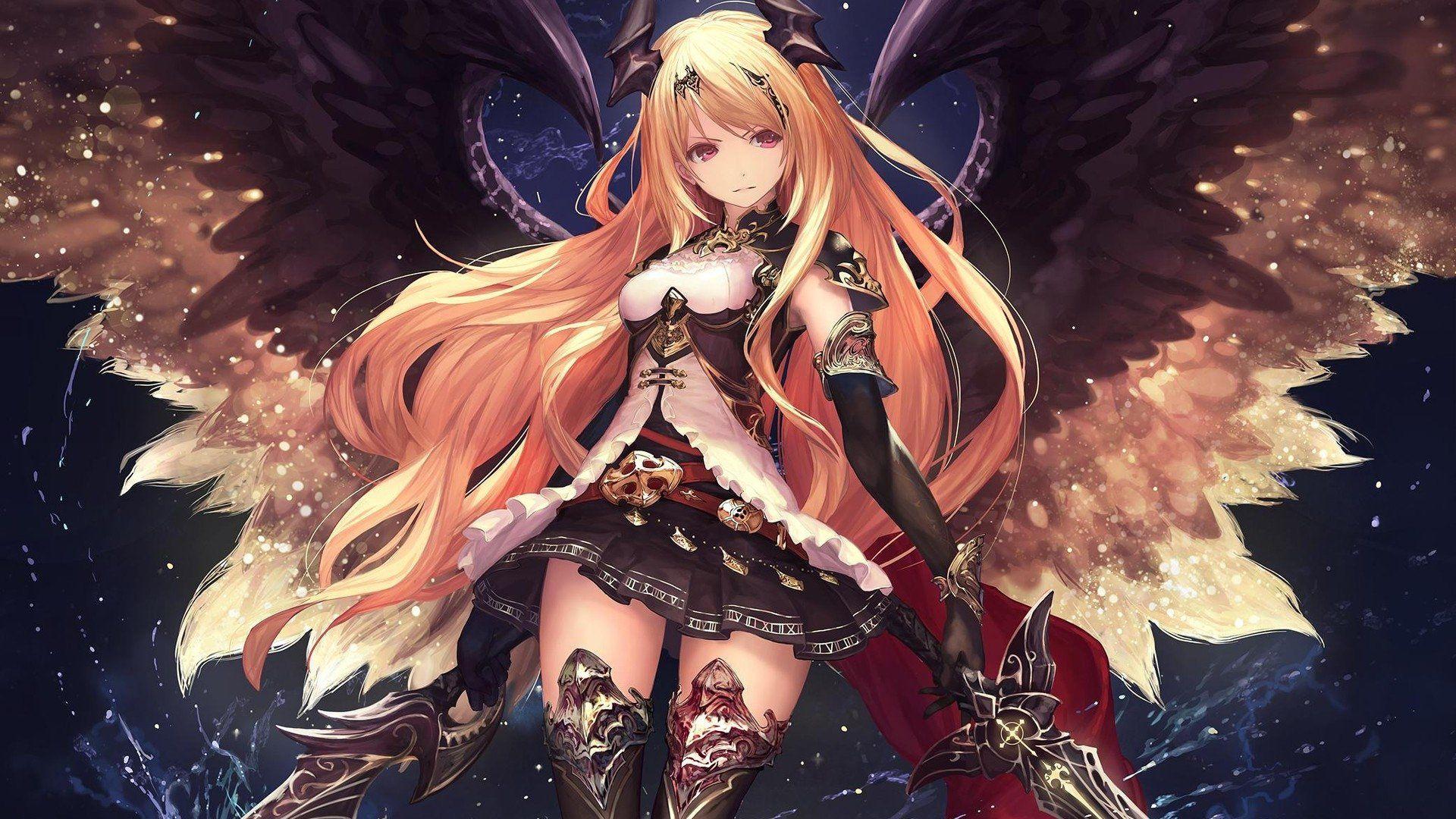 1920x1080 anime angel HD Wallpaper
