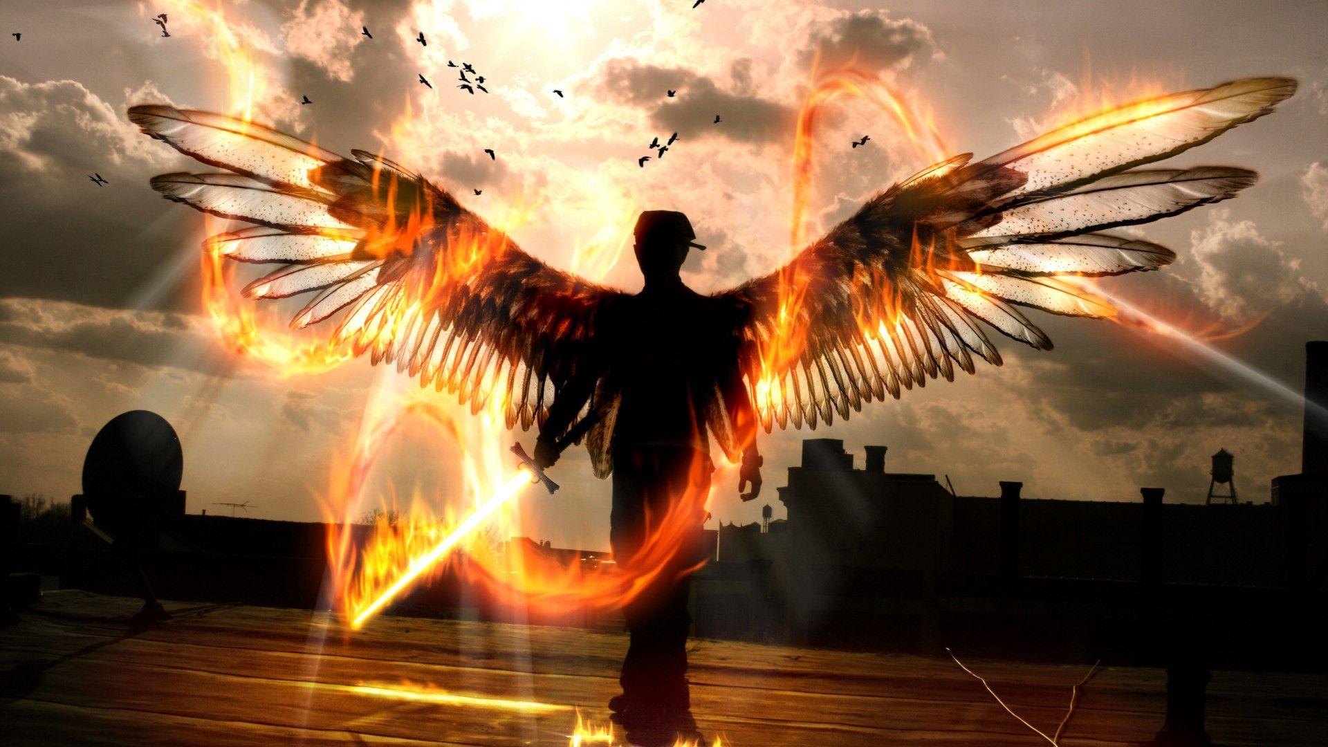 1920x1080 Anime Fallen Angel Wallpaper 810 1920x1080 (1080p)