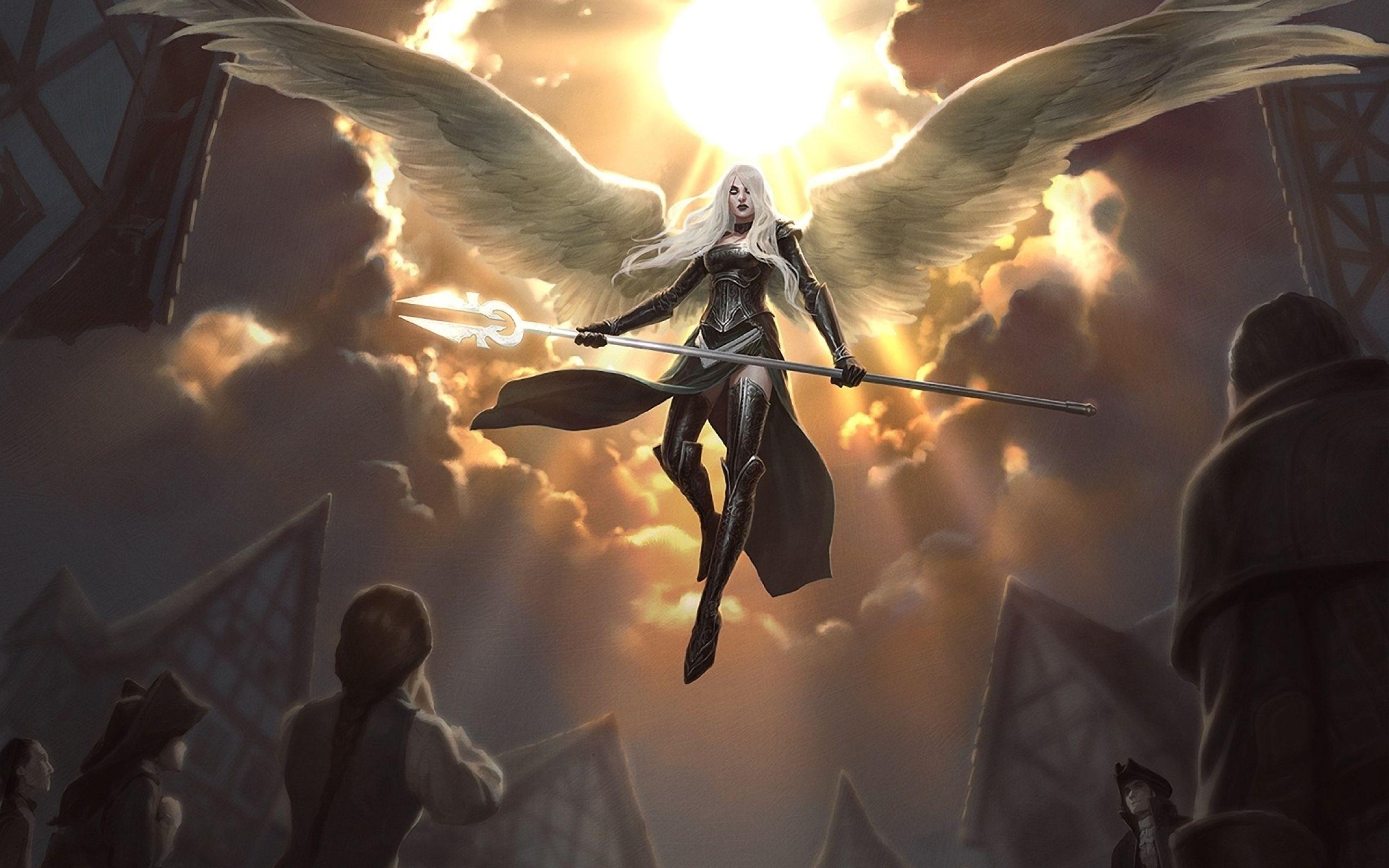 2560x1600 HD Black Angel Wallpaper and Photo. HD Fantasy Wallpaper