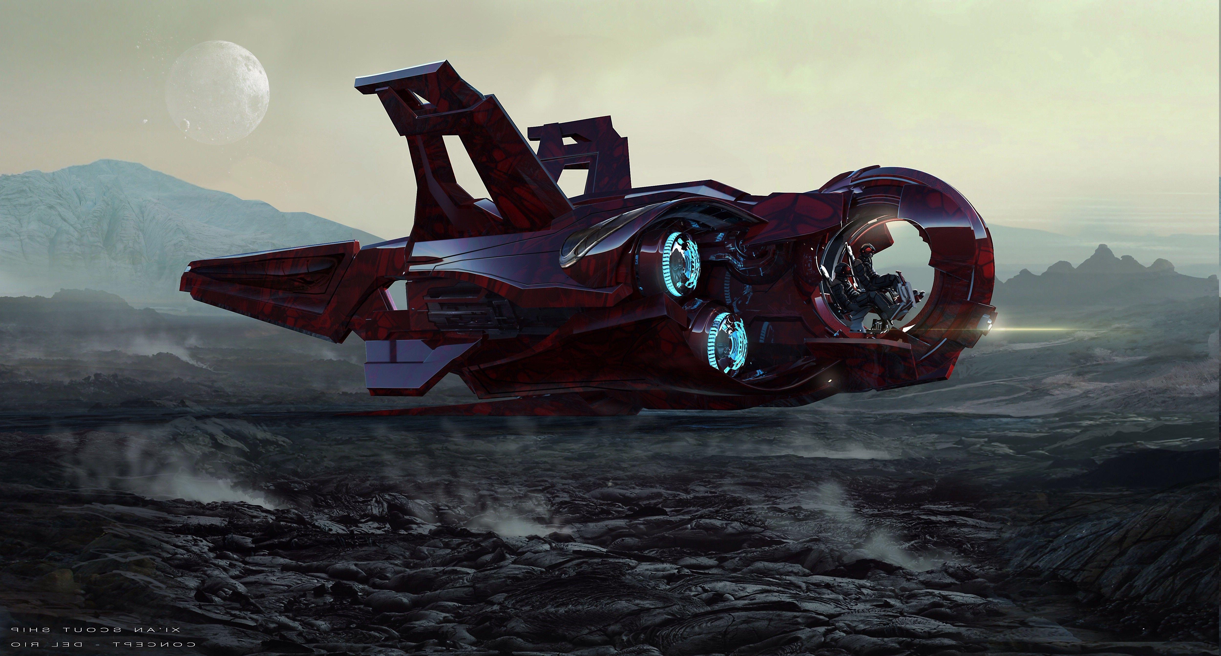 5000x2687 spaceship Wallpaper HD / Desktop and Mobile Background