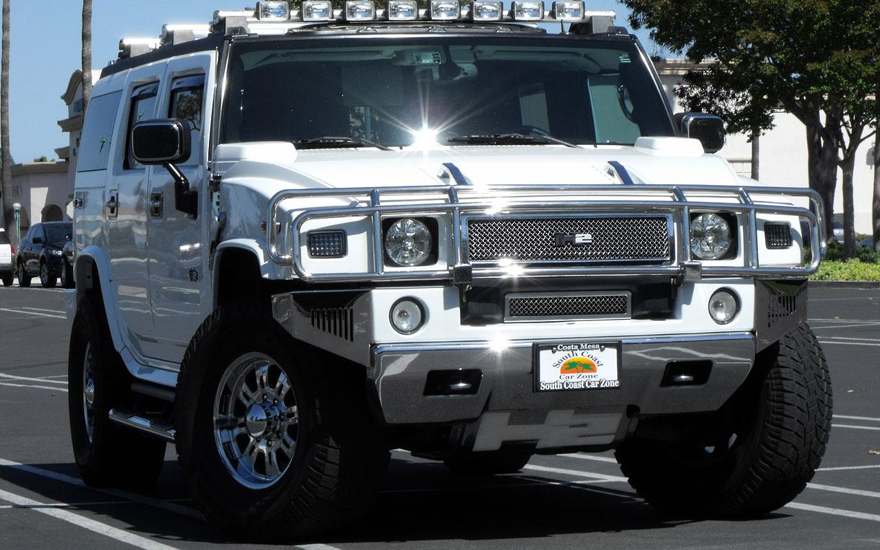 1280x800 Red Hummer H2 Silver Hummer H2 Tuned Hummer H2
