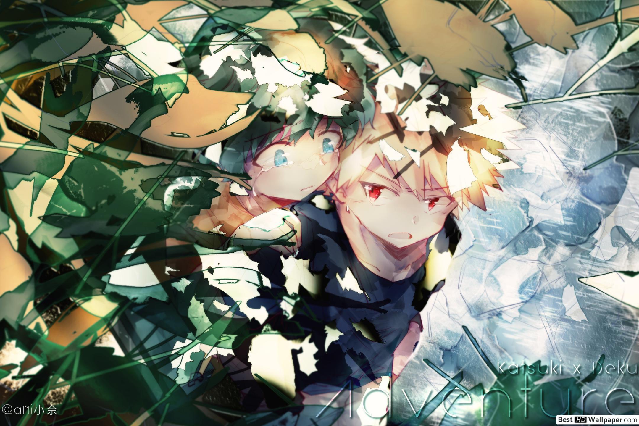 2160x1440 Deku X Kacchan HD wallpaper download