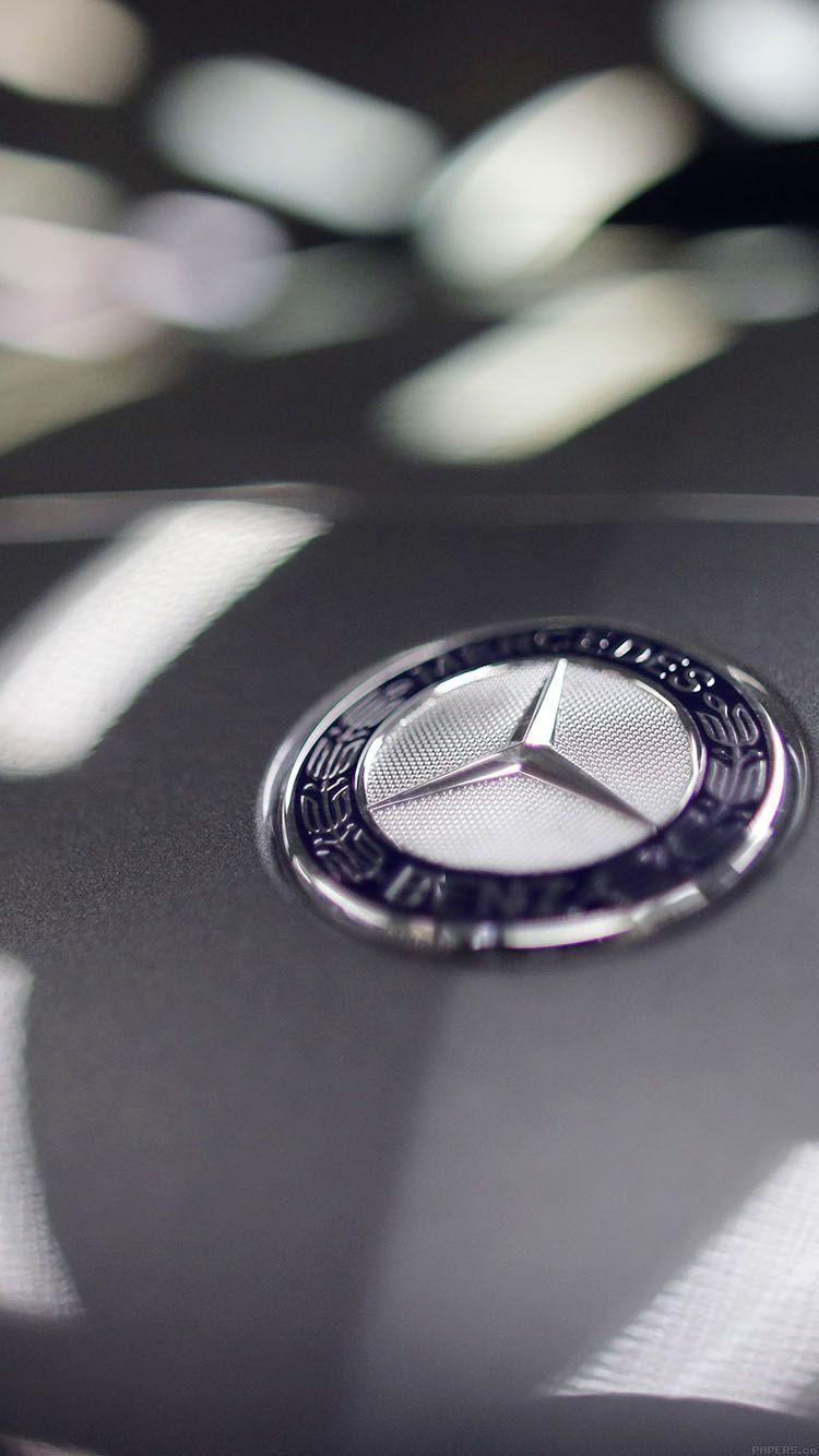 750x1334 BENZ LOGO CAR ART WALLPAPER HD IPHONE