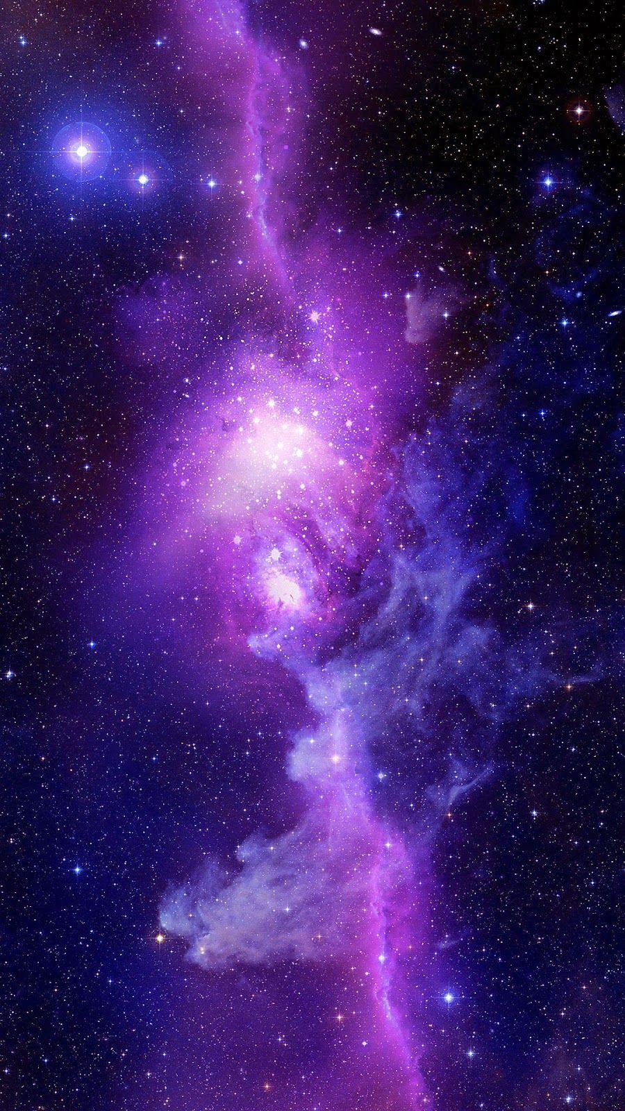 Purple Galaxy Iphone Wallpapers Top Free Purple Galaxy Iphone