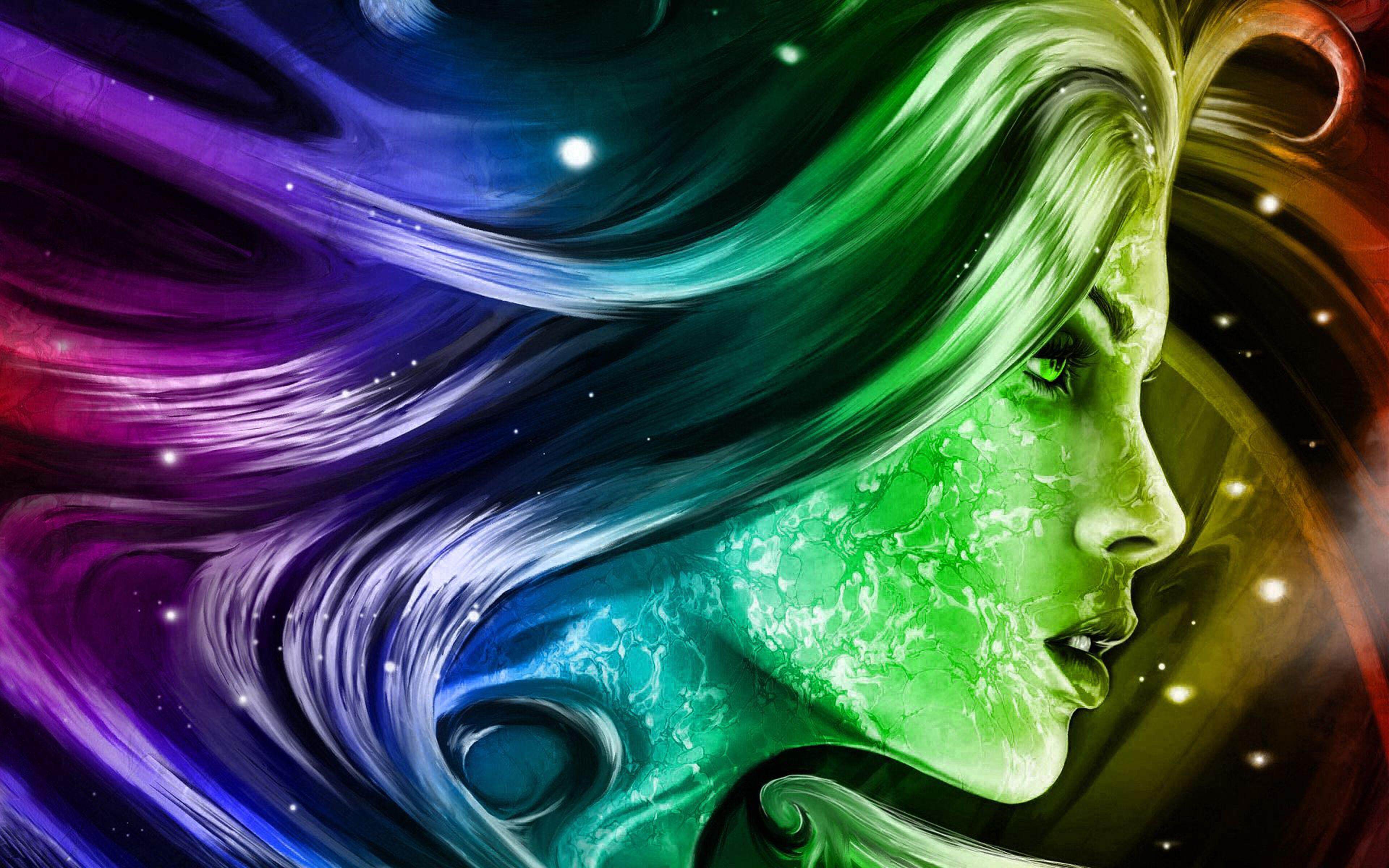 Rainbow Girl Wallpapers Top Free Rainbow Girl Backgrounds Wallpaperaccess 