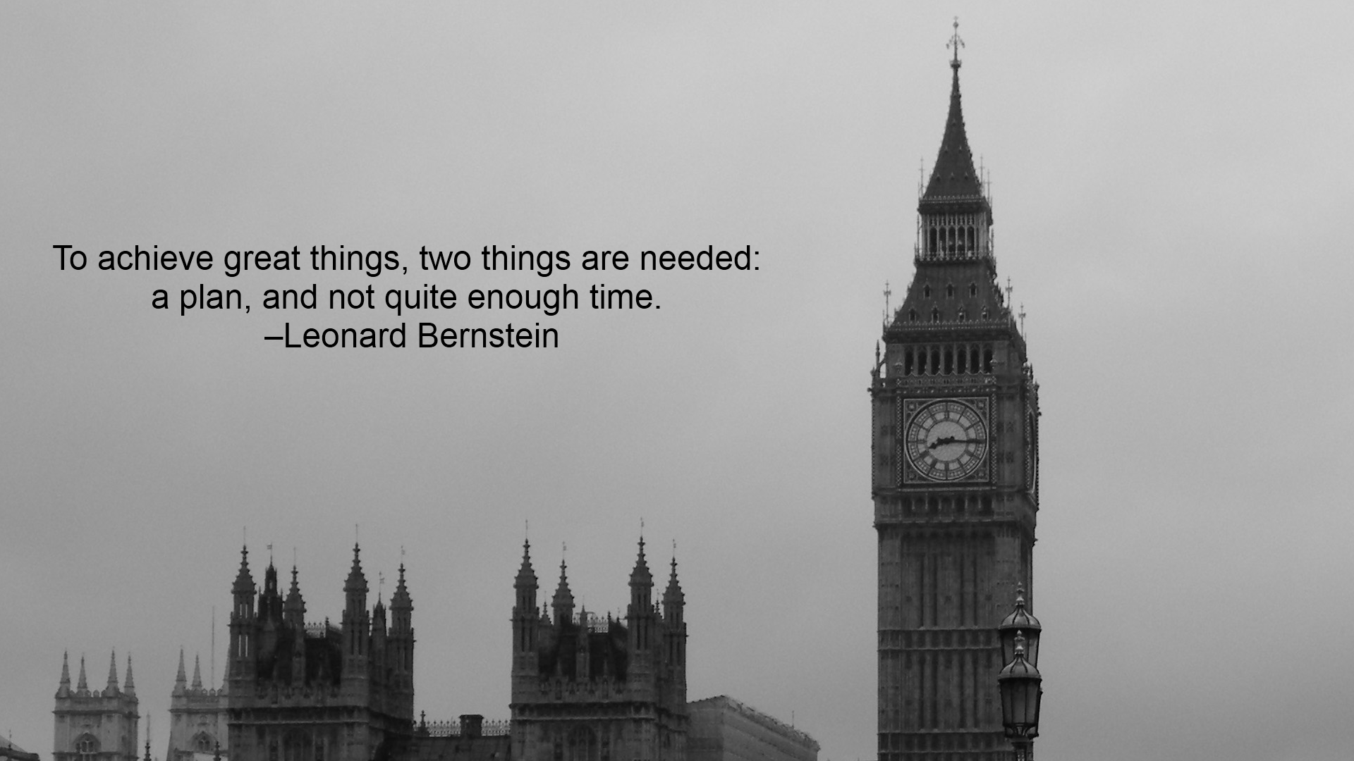 1920x1080 Big Ben Tower Quotation Wallpaper