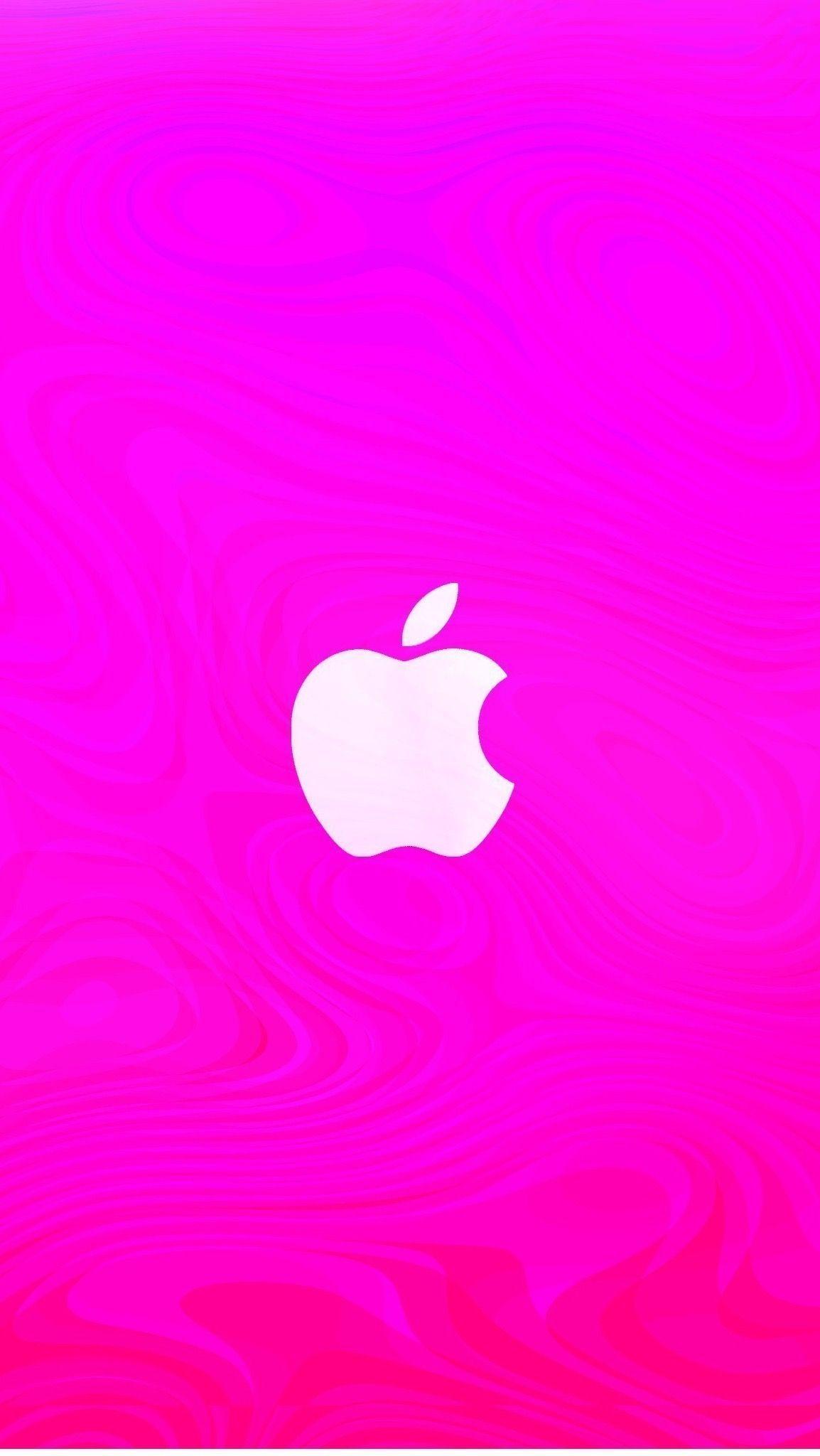 Pink Apple Logo Wallpapers - Top Free Pink Apple Logo Backgrounds ...