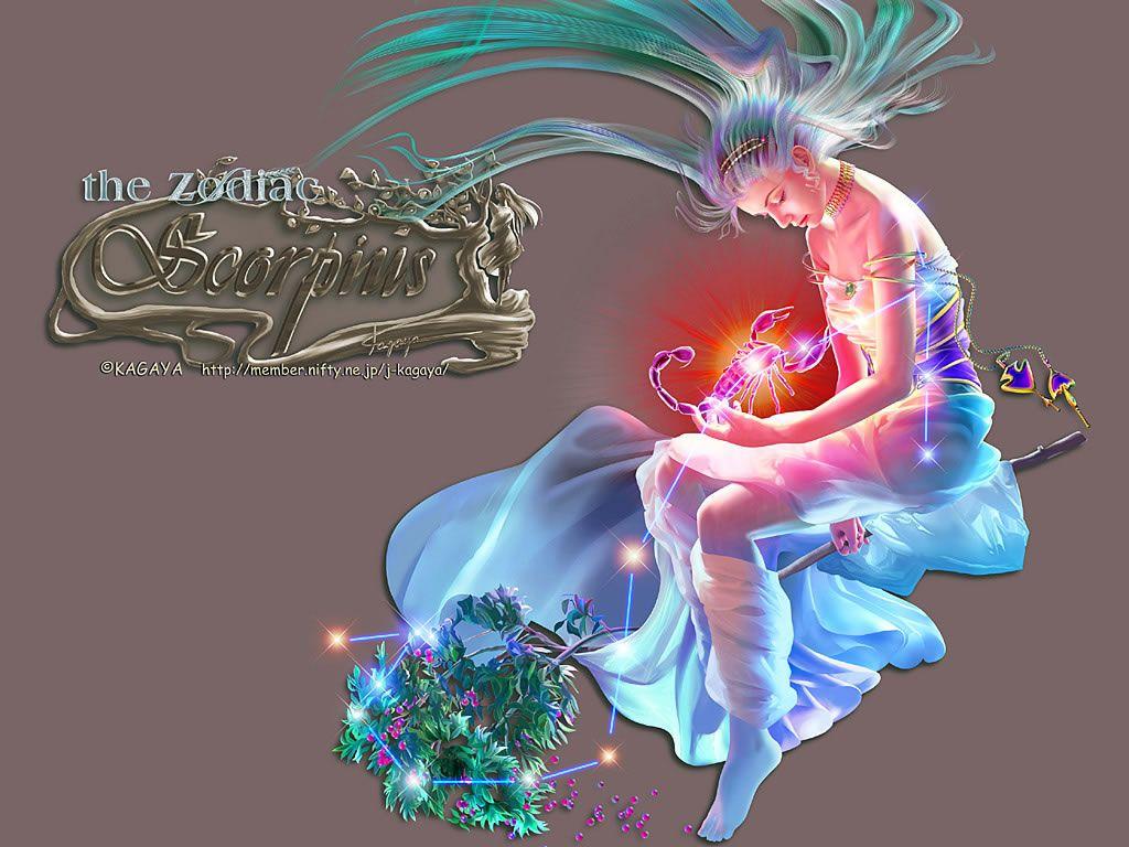1024x768 Desktop Wallpaper KAGAYA 3D Graphics Astrological sign