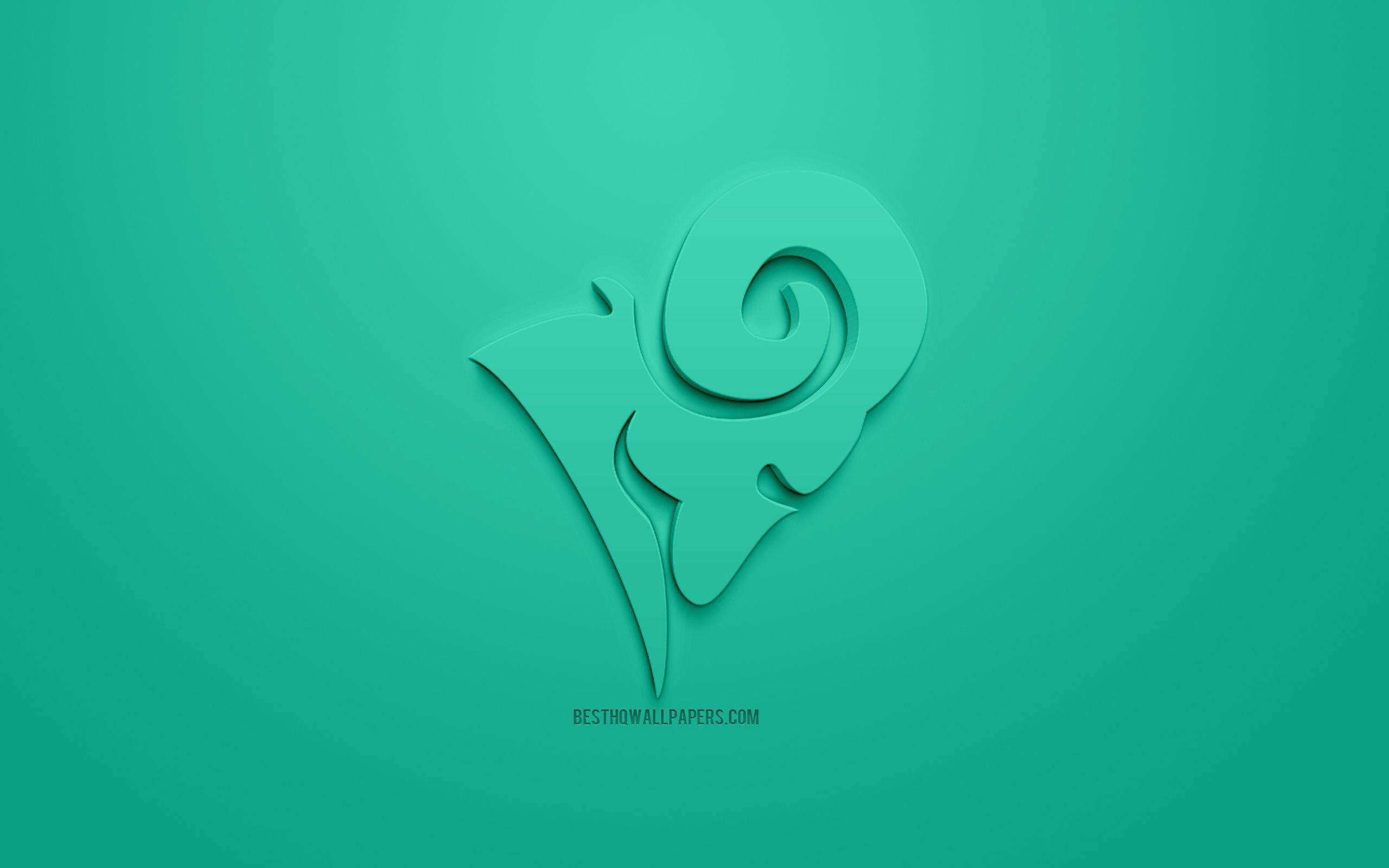2560x1600 Download wallpaper Aries zodiac sign, 3D zodiac signs, astrology