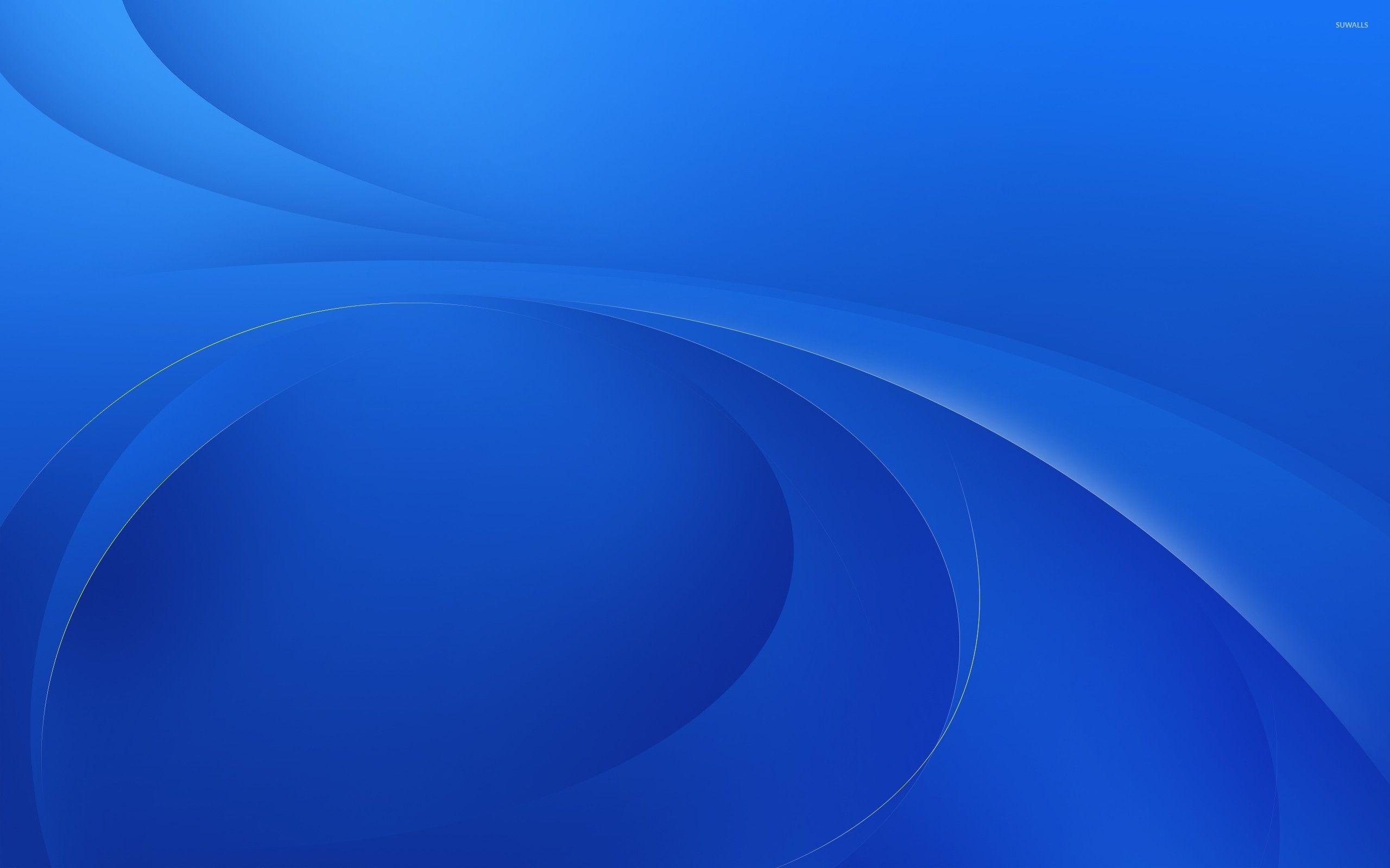 2560x1600 Fine white curve on blue shapes wallpaper wallpaper