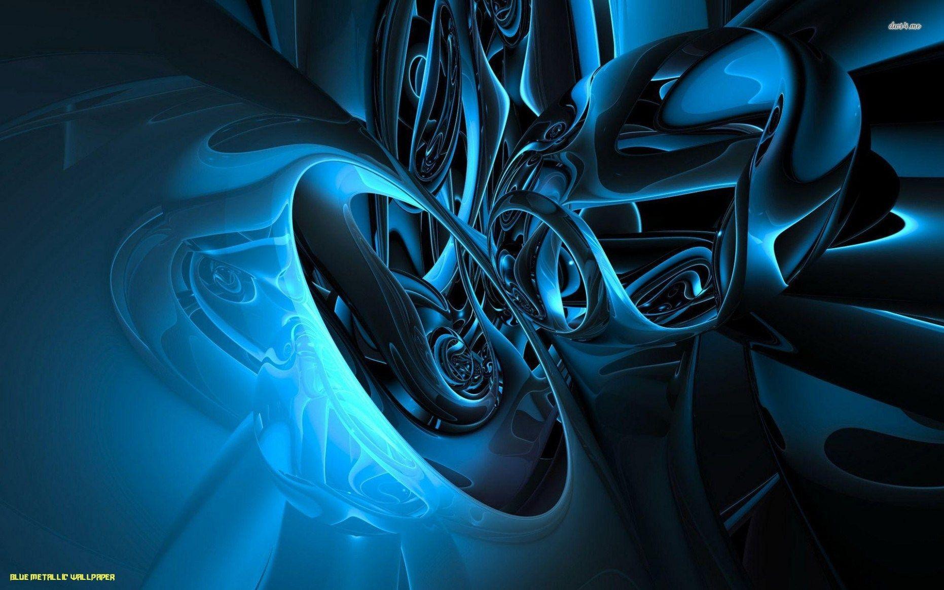 1862x1164 Metallic Blue Wallpaper