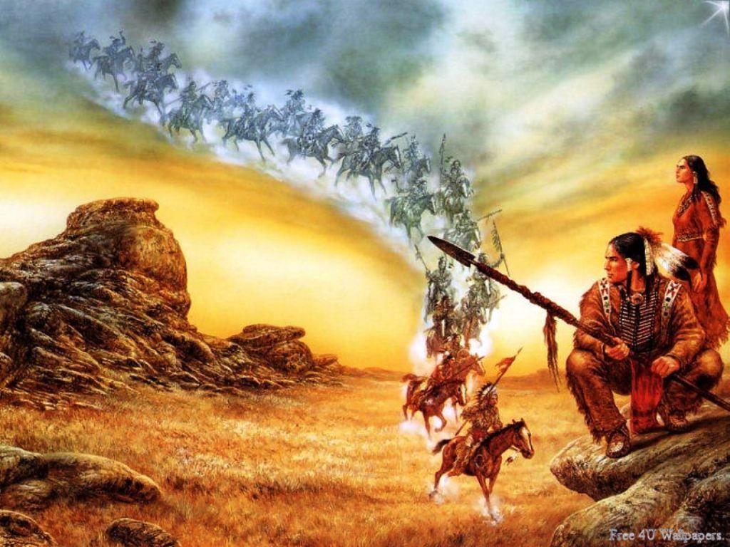 1024x768 Native Wallpaper. Native American