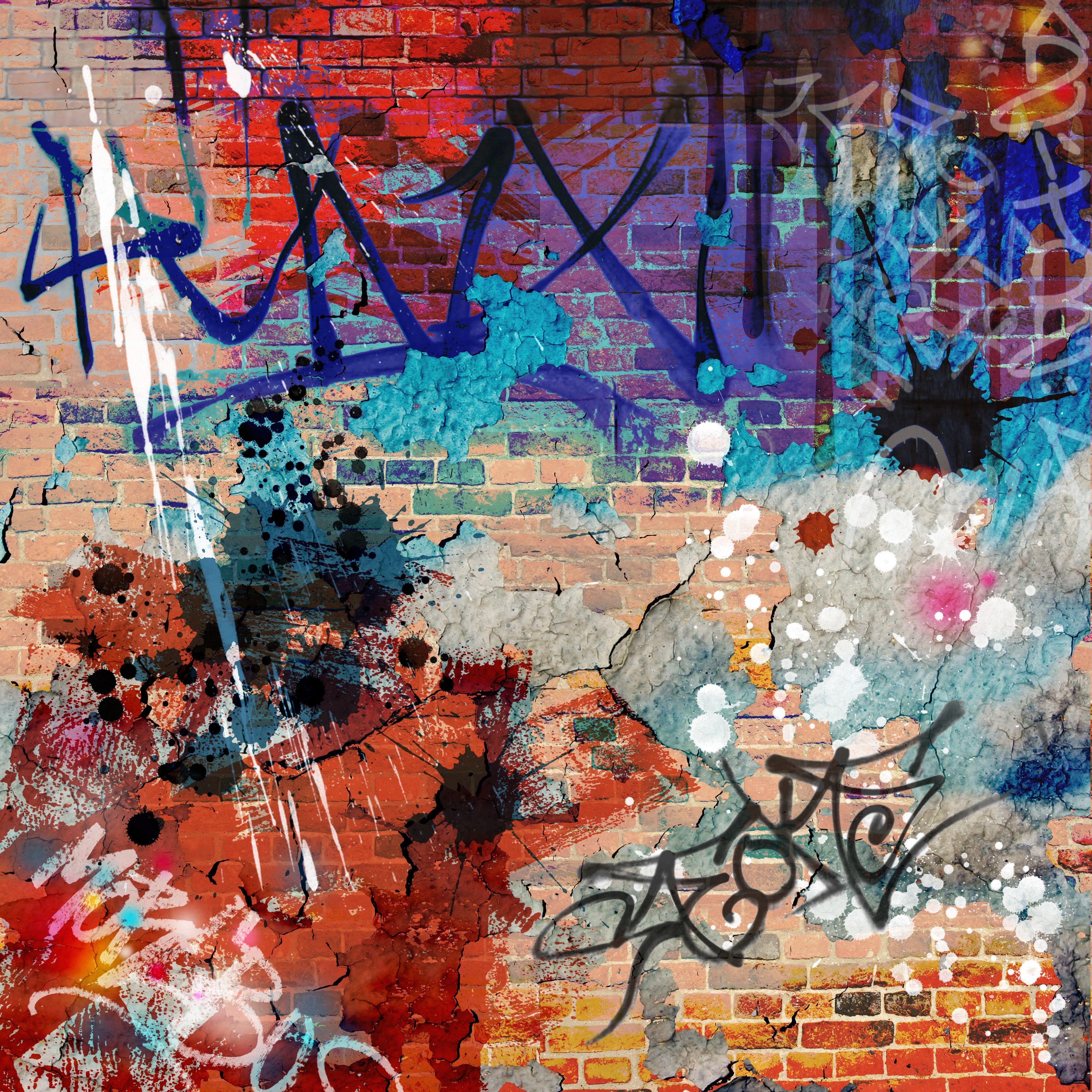 4448x4448 Contemporary Graffiti: Expressive Street Art or Vandalism? Culture. Graffiti wallpaper, Graffiti wall, Graffiti murals