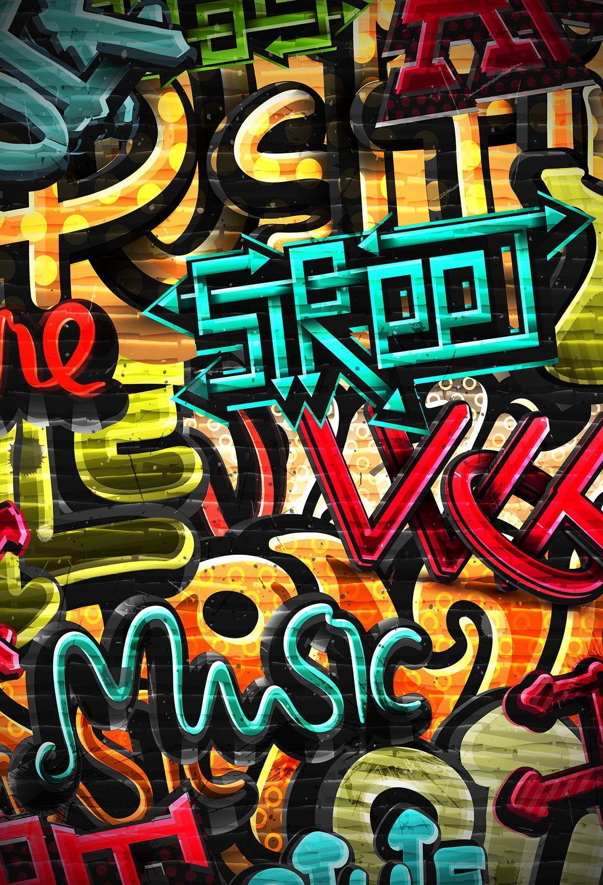 1200x1760 Scenic Backdrops Urban Scenes Background Graffiti Backdrops G 425