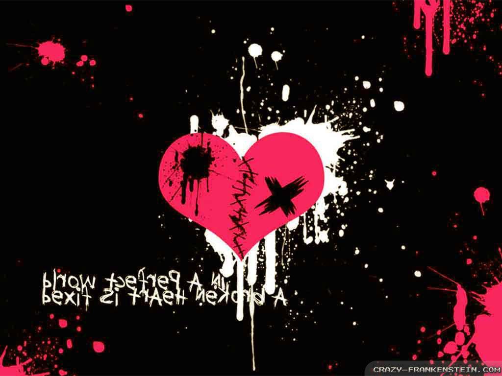 1024x768 trololo blogg: Heartbreak Wallpaper