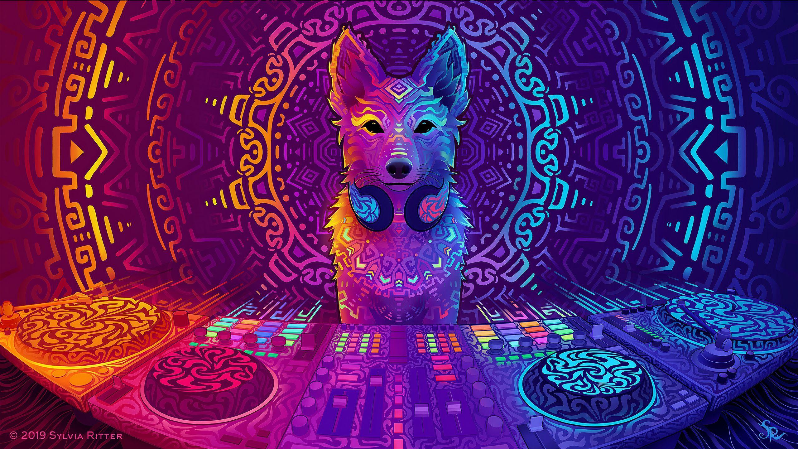 Con chó DJ 2560x1440 [2560 x 1440)
: hình nền
