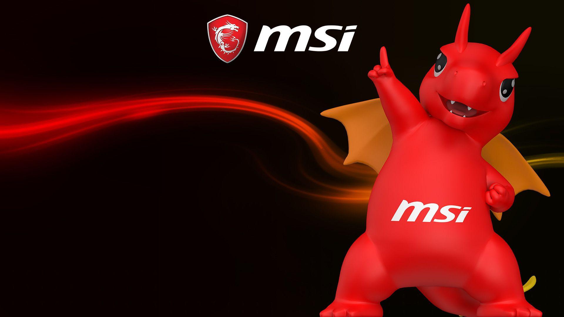 1920x1080 MSI Dragon Wallpaper