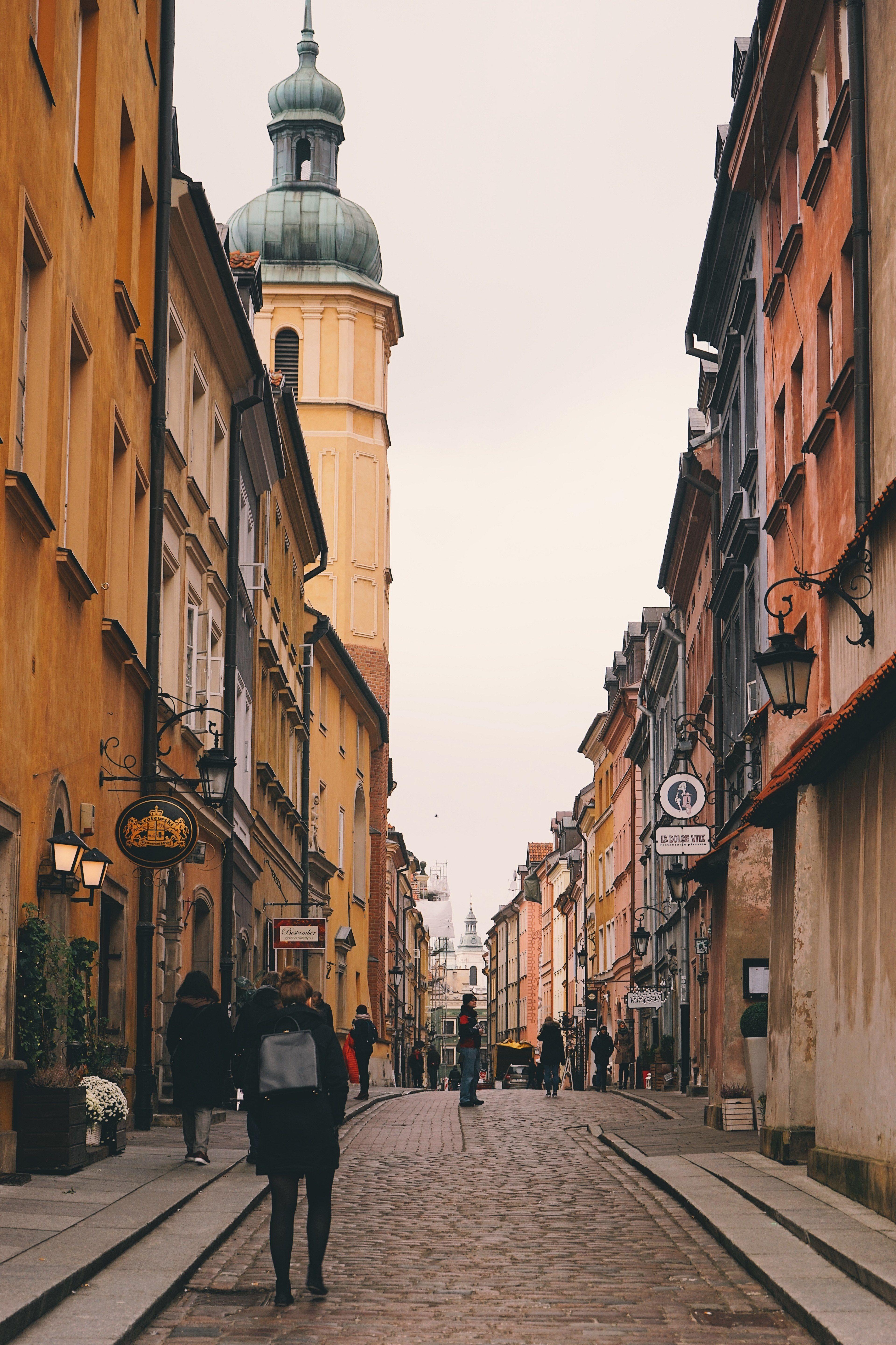 3840x5760 old town square in warsaw poland 4k wallpaper and background