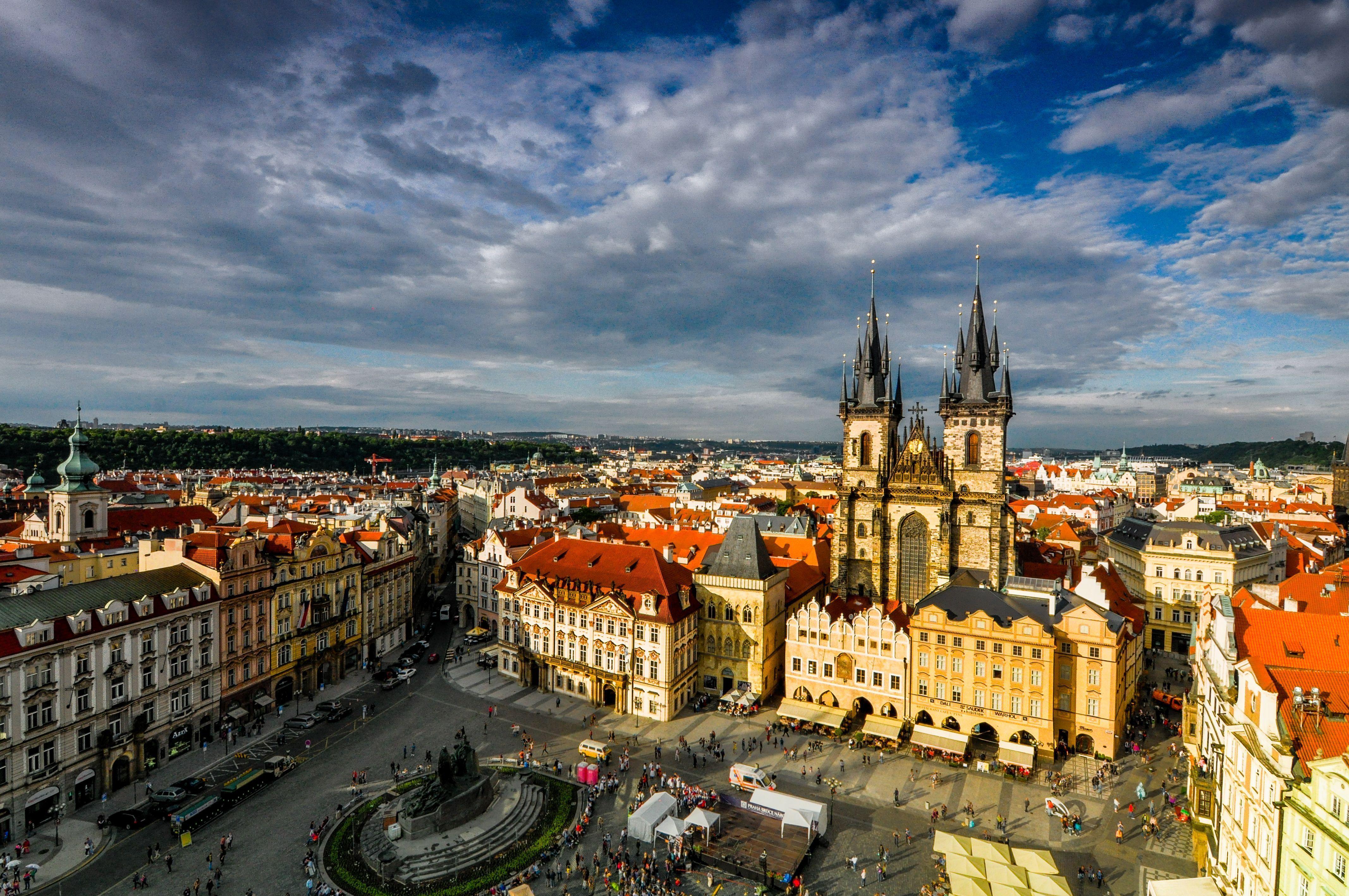 4268x2835 Old Town quarter of Prague 4k Ultra HD Wallpaper. Background
