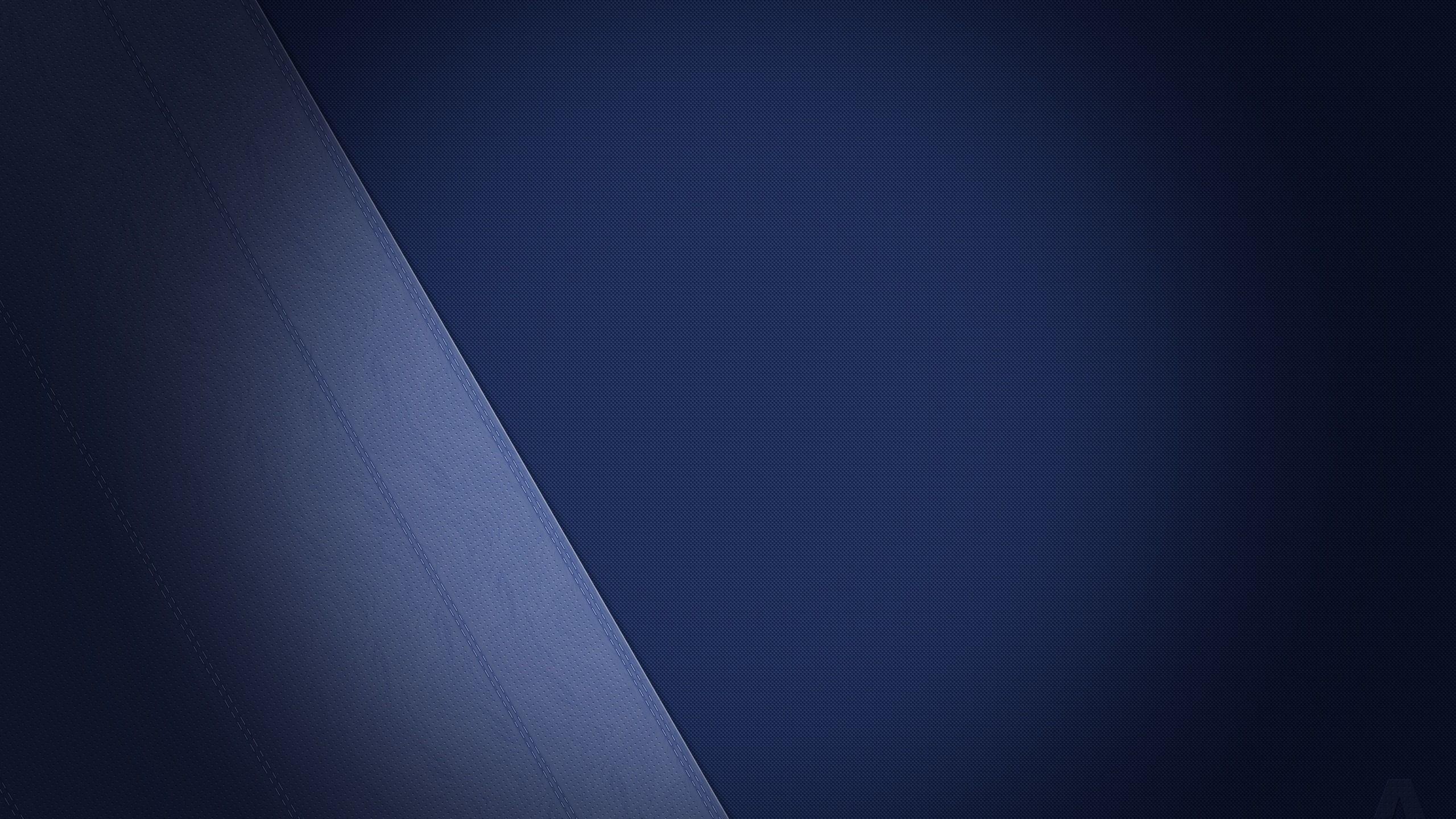 2560x1440 Leather Texture Blue 1440P Resolution Wallpaper, HD