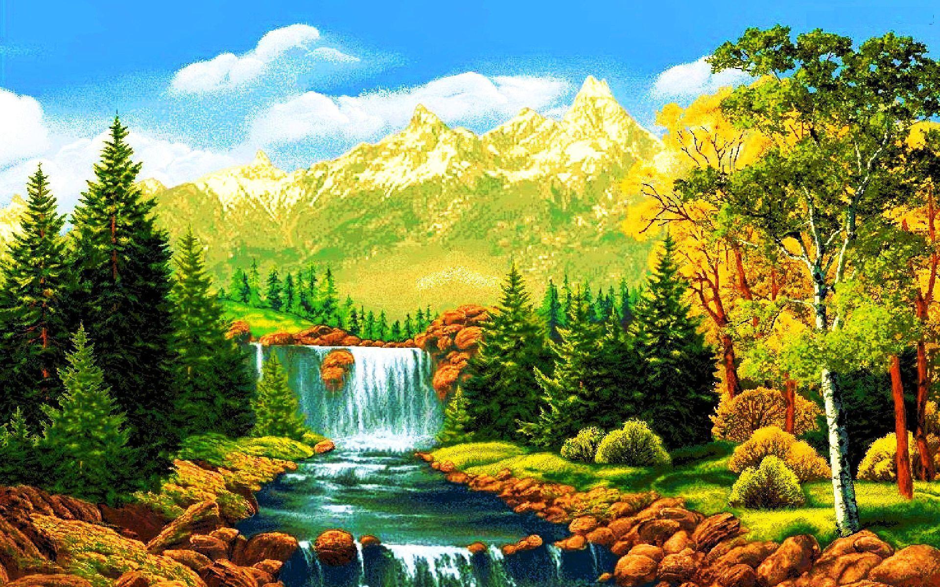 1920x1200 Cascade Wallpaper
