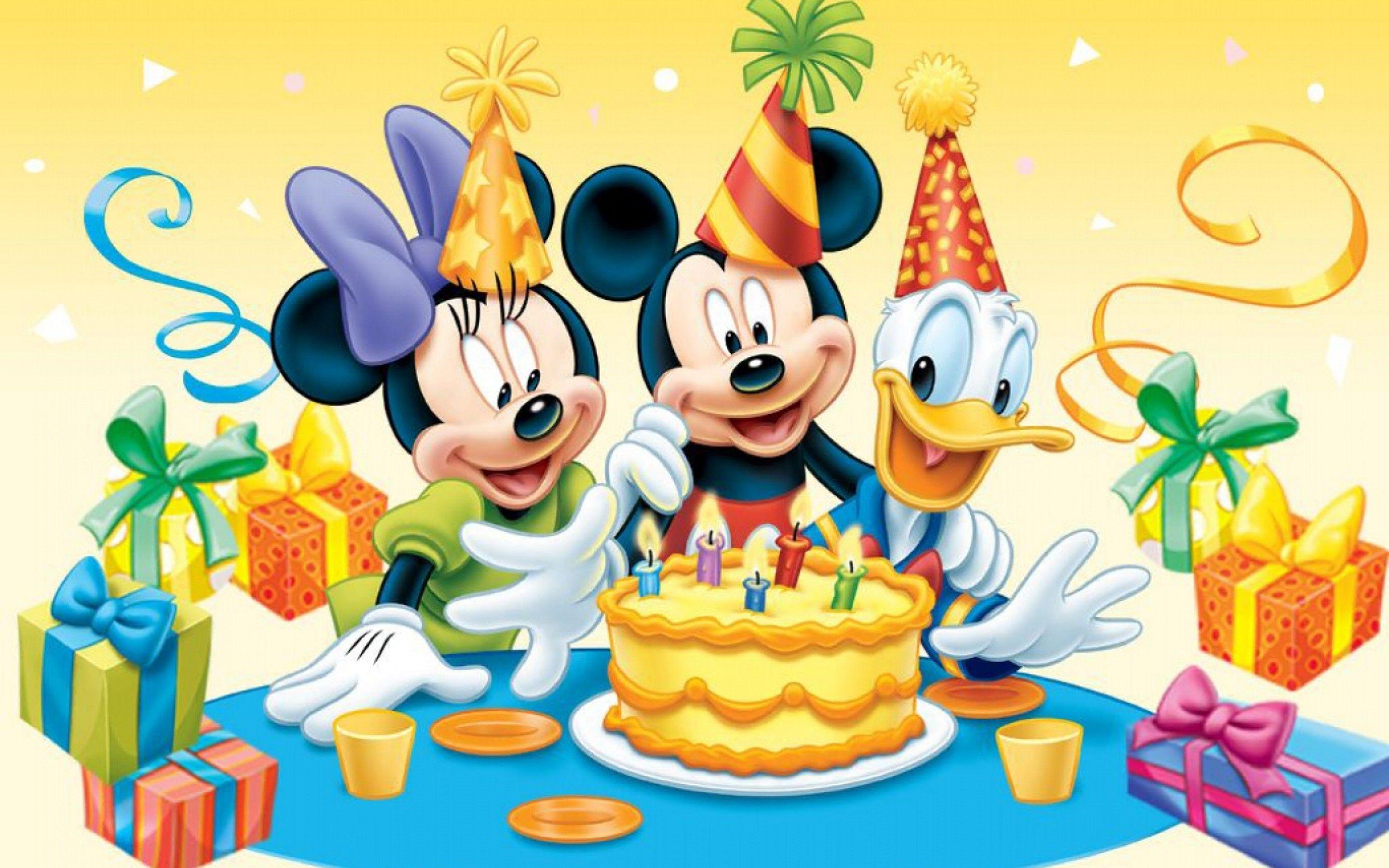 2880x1800 Mickey Mouse And Friends Birthday HD Wallpaper 2880x1800