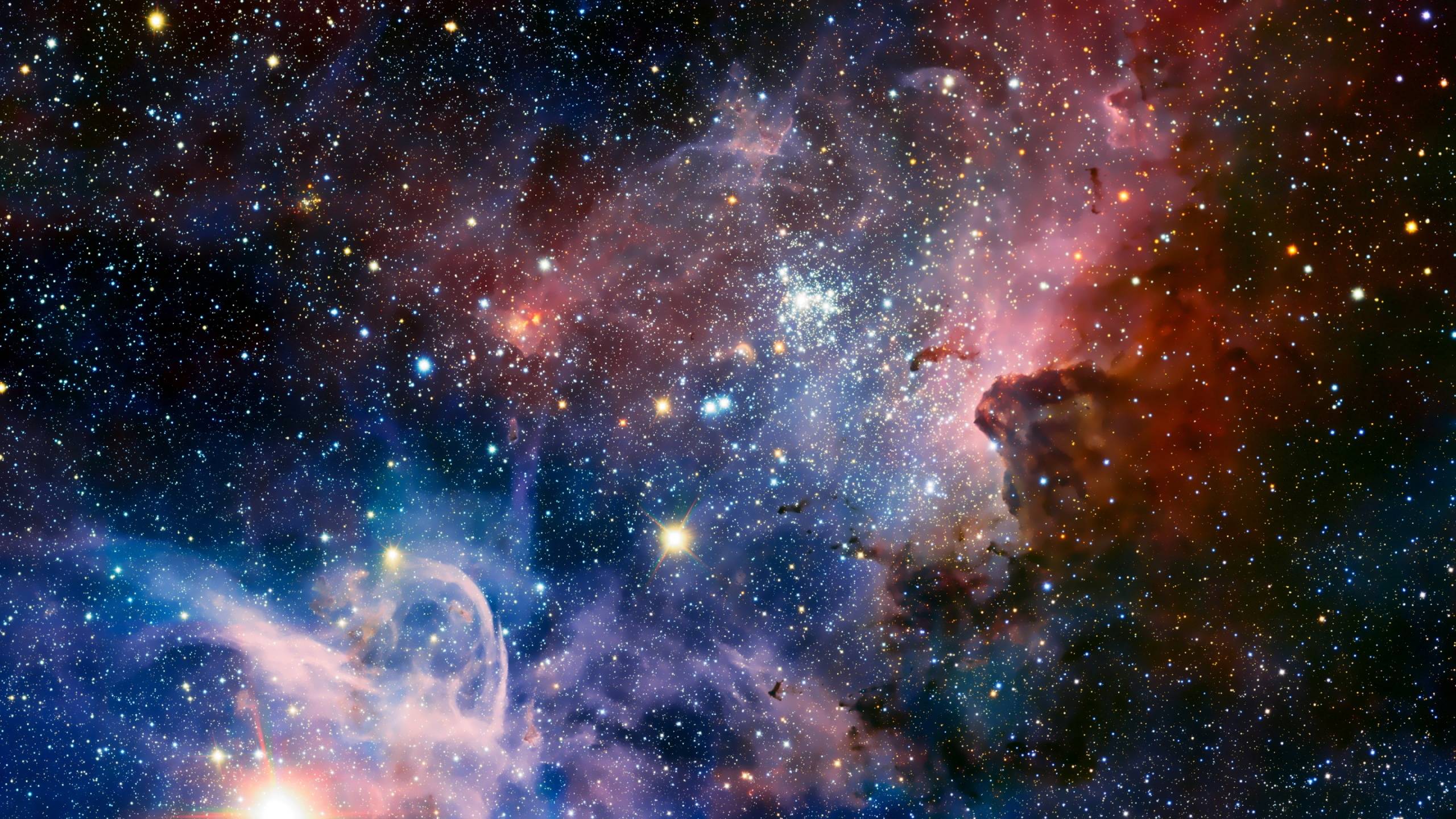 2560x1440 Space Star Background