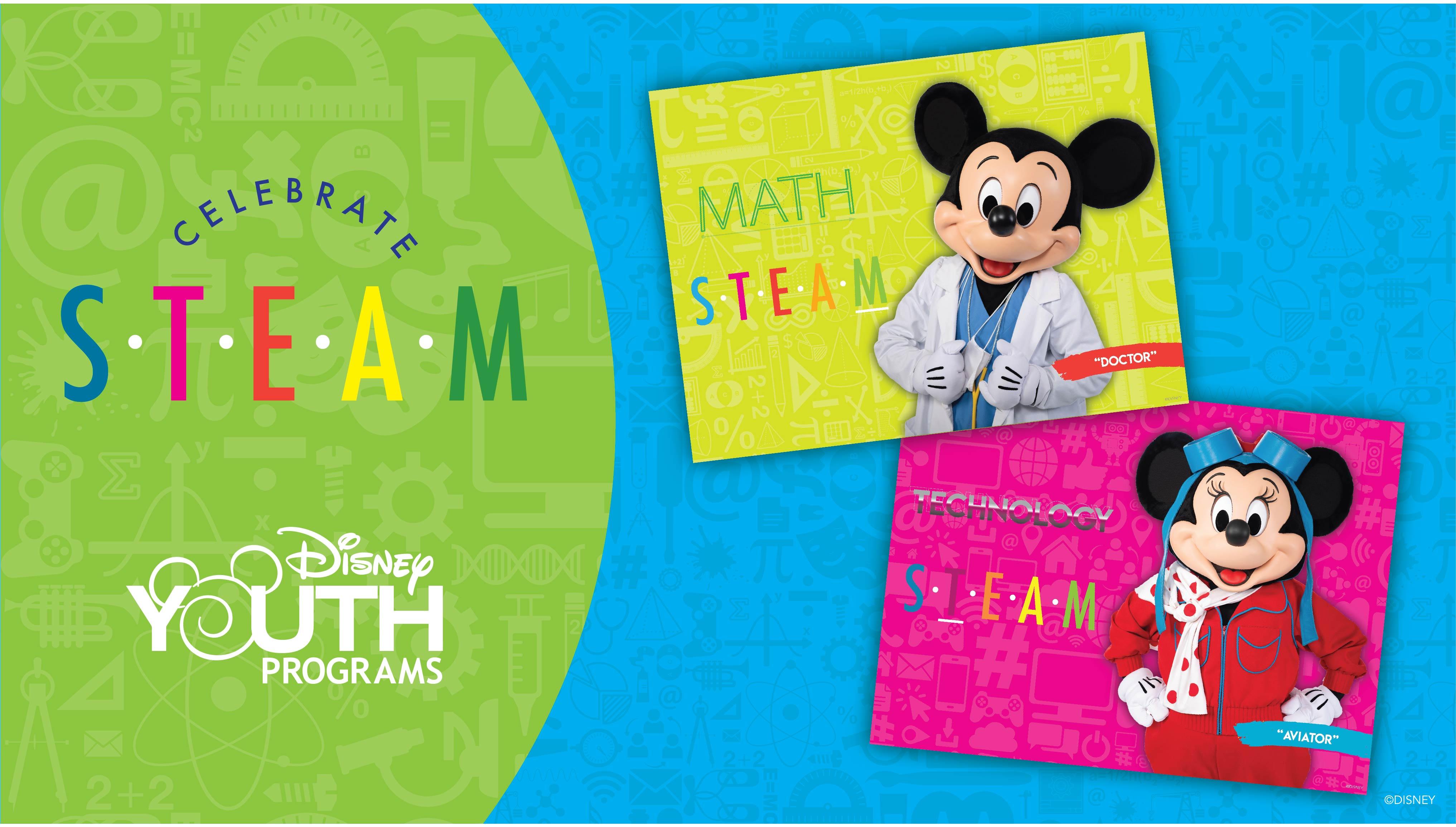 4067x2311 Celebrate S.T.E.A.M. with Digital Wallpaper Starring Mickey Mouse