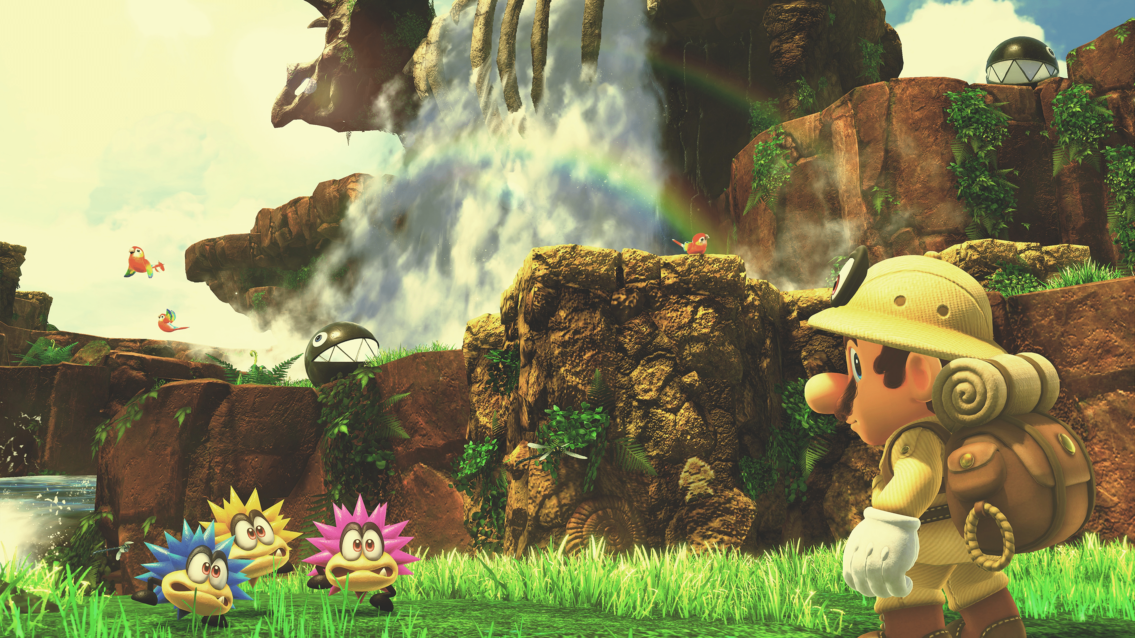 3840x2160 Super Mario Odyssey Cascade Kingdom Wallpaper (1) 4k Ultra HD