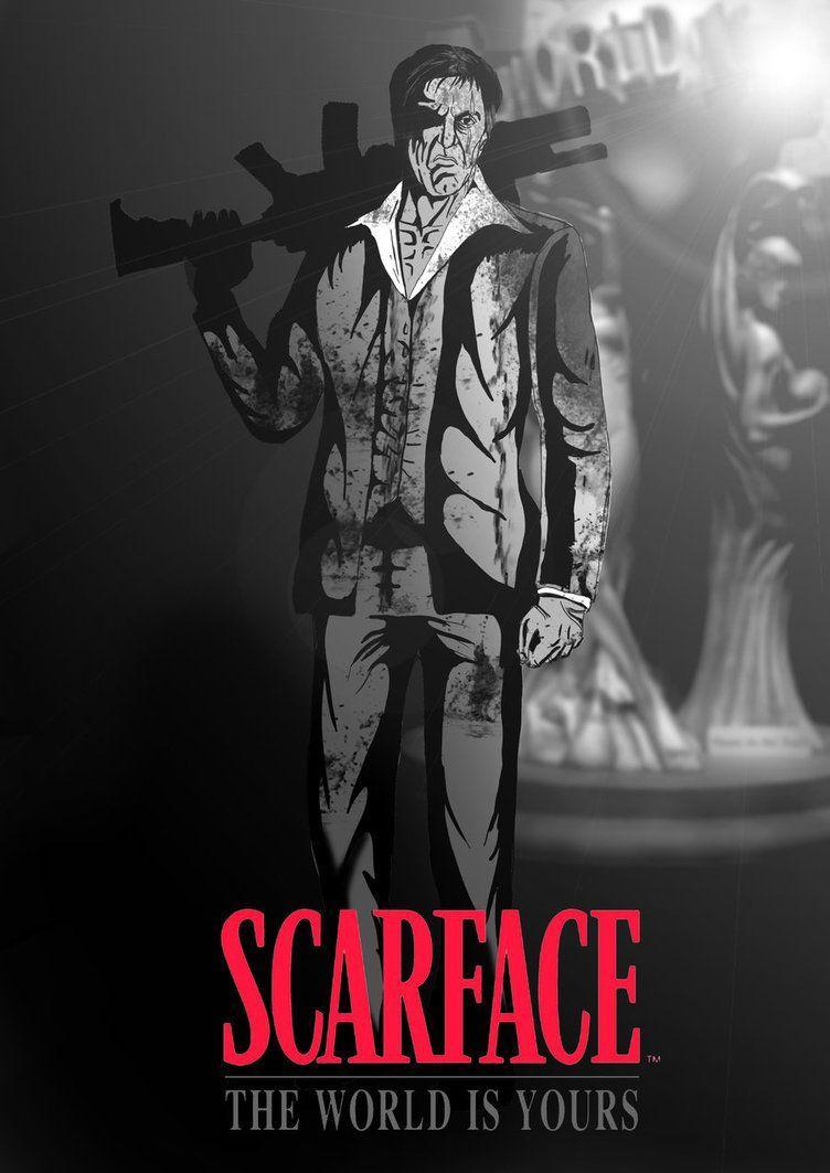 752x1063 Wallpaper Scarface The World Is Yours