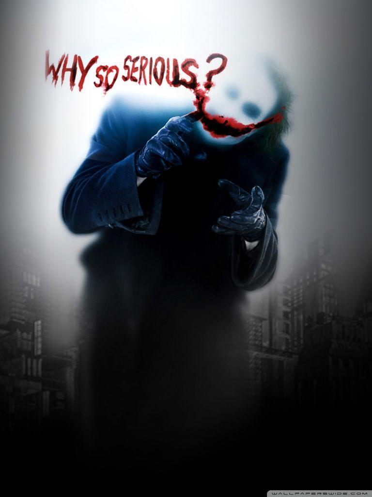 768x1024 Joker Mobile Wallpaper