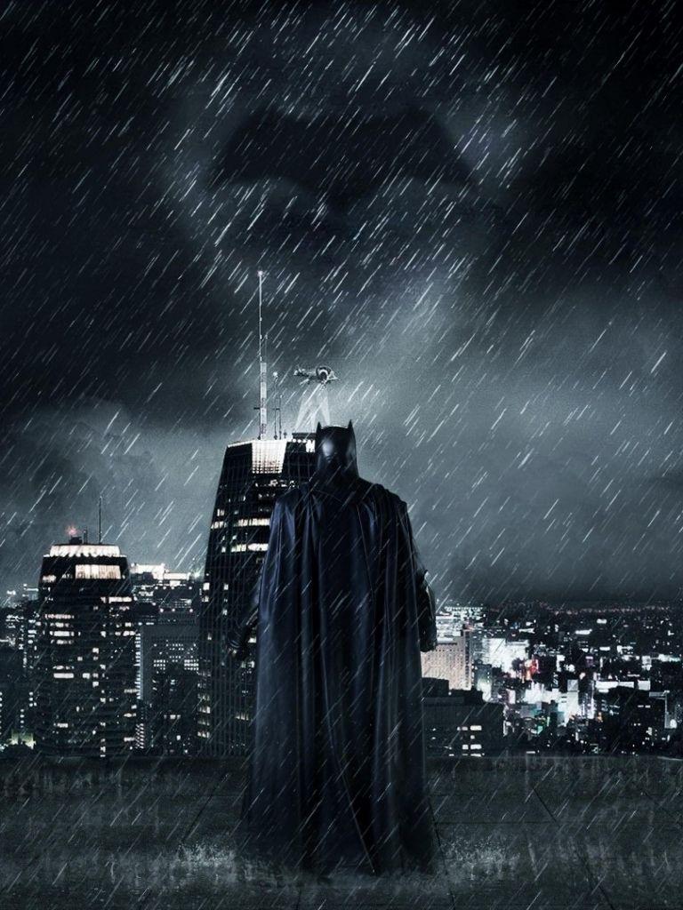 768x1024 Free download Download Gotham City Batman HD Wallpaper for Desktop