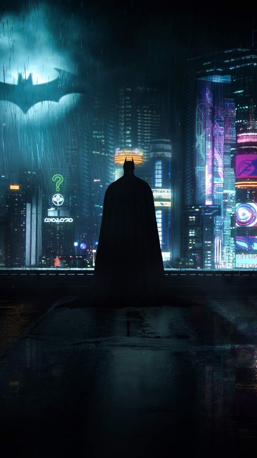 900x1600 Neon Gotham Batman iPhone Wallpaper. Batman wallpaper, Gotham batman, Batman